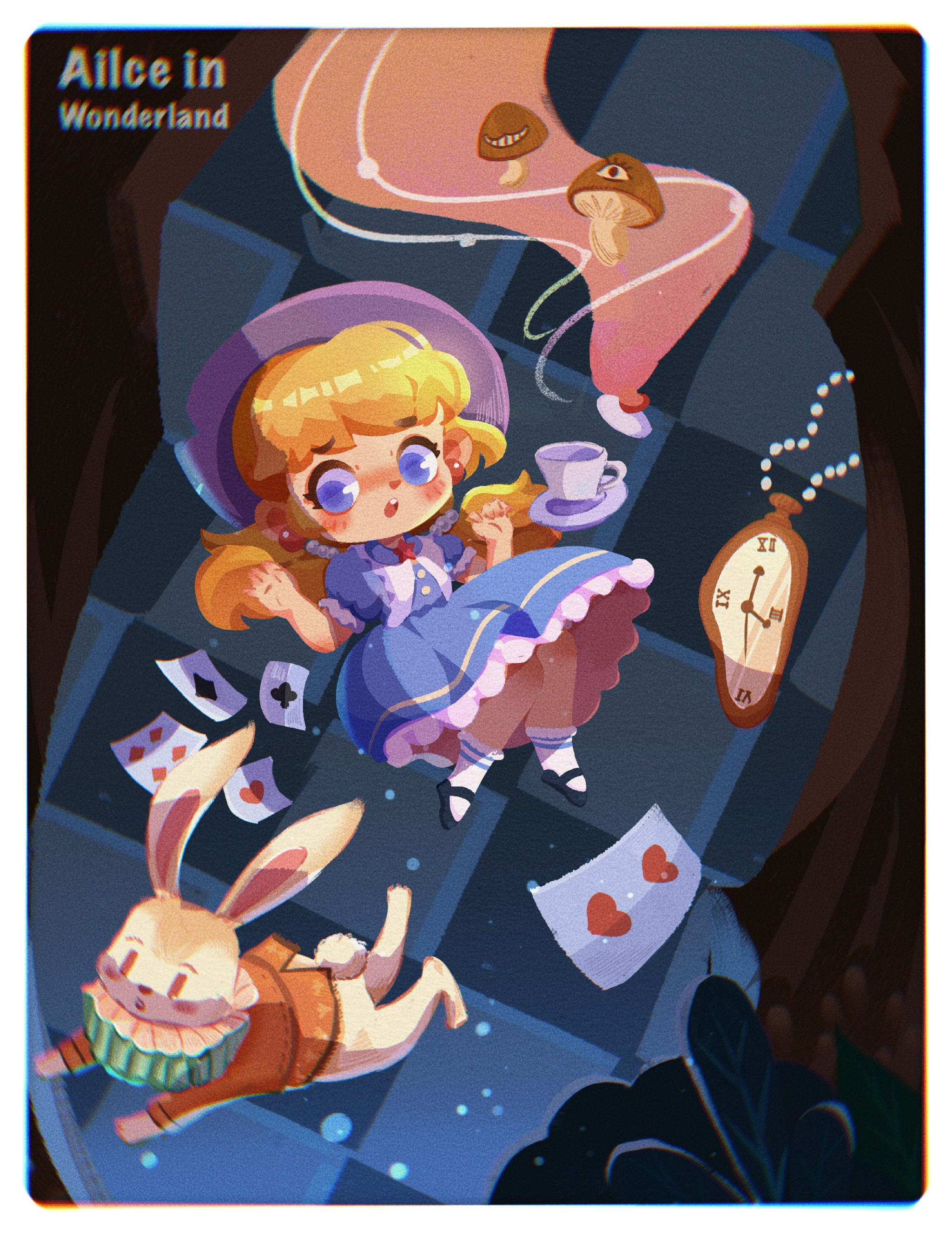 爱丽丝坠入树洞 - z钟离 - 原创作品 - 视觉中国(shijueme)