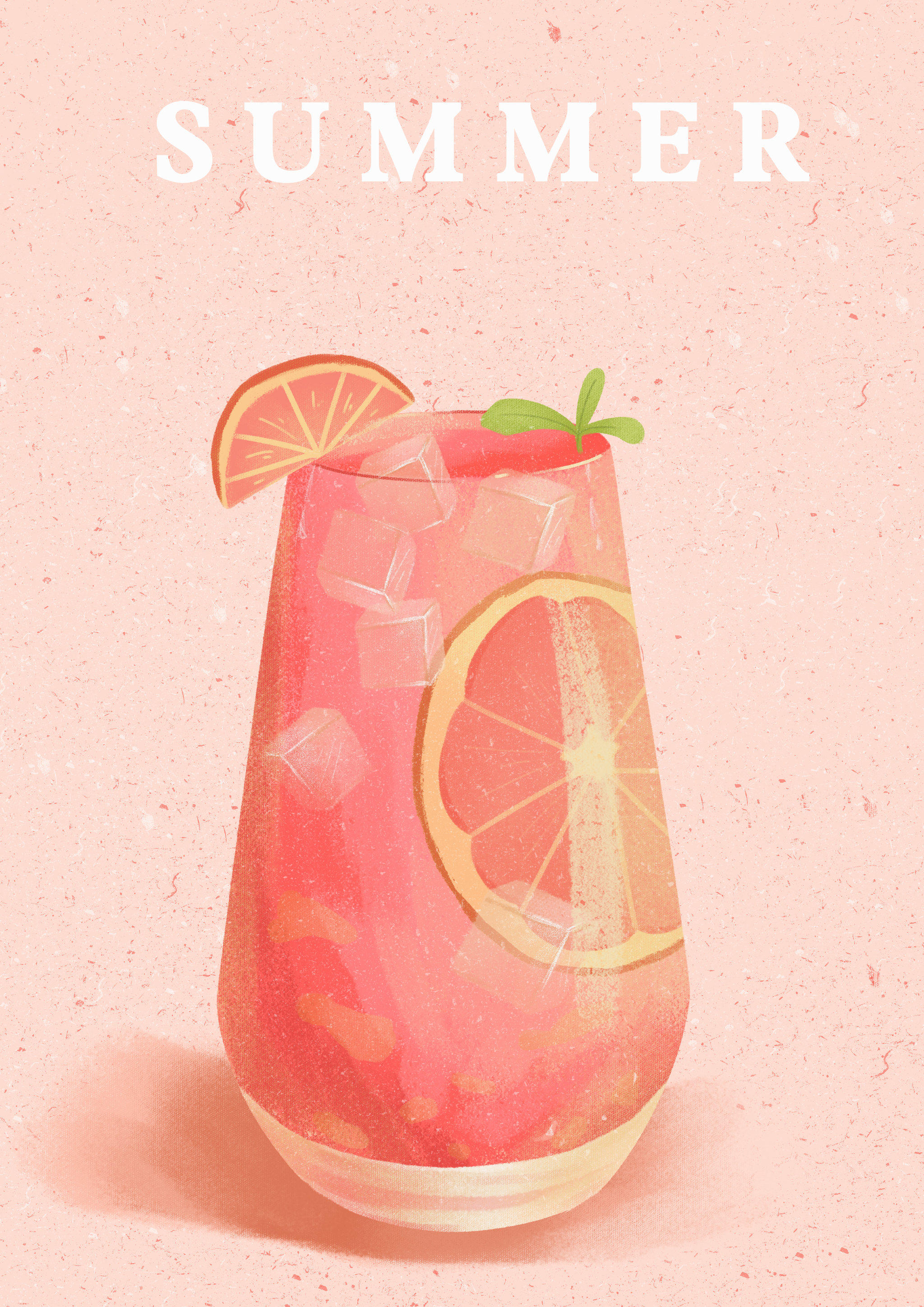 饮品插画 - 爱画画的小桃子 - 原创作品 - 视觉中国(shijueme)