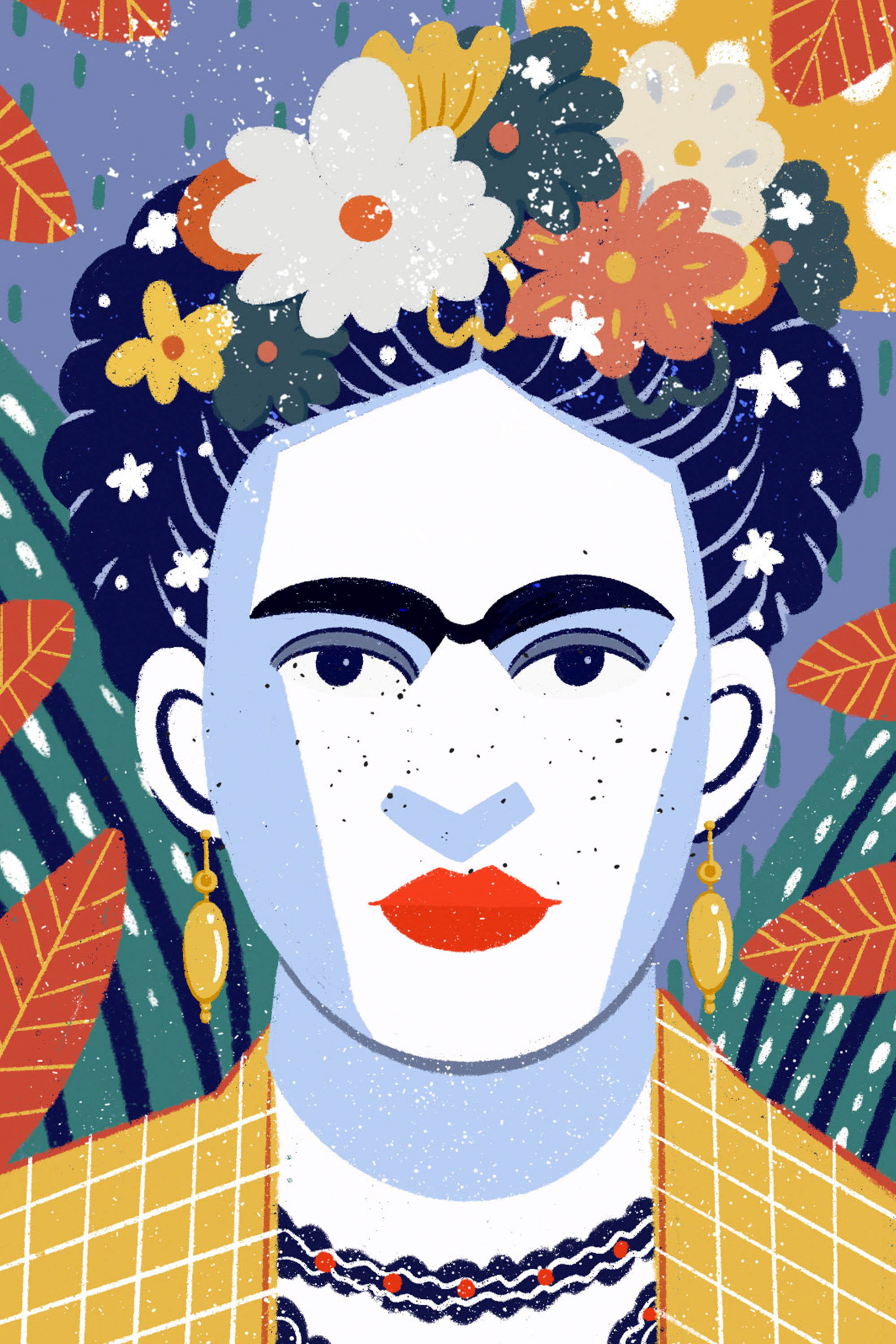 名画插画-弗利达