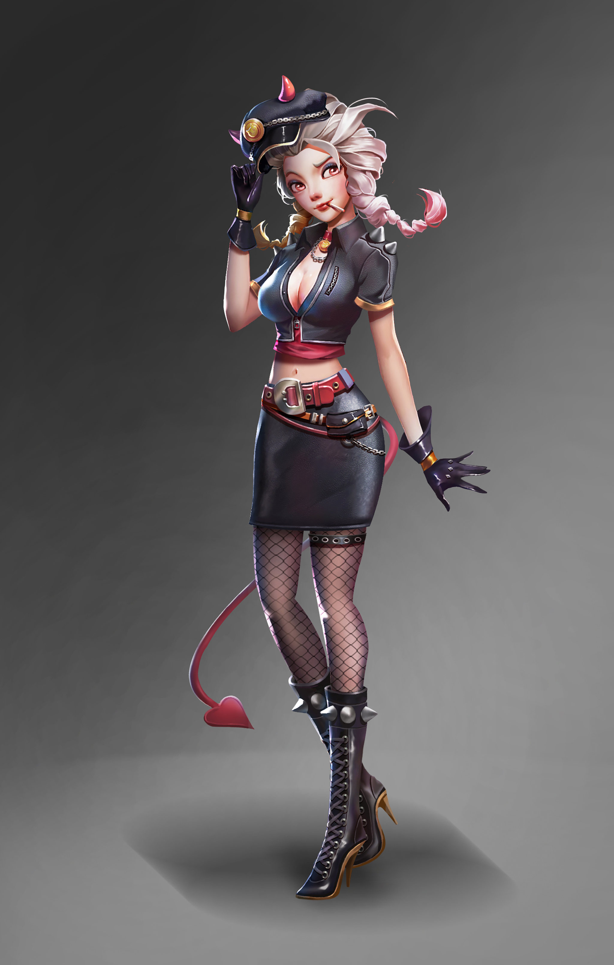 恶魔女警 游戏原画设定