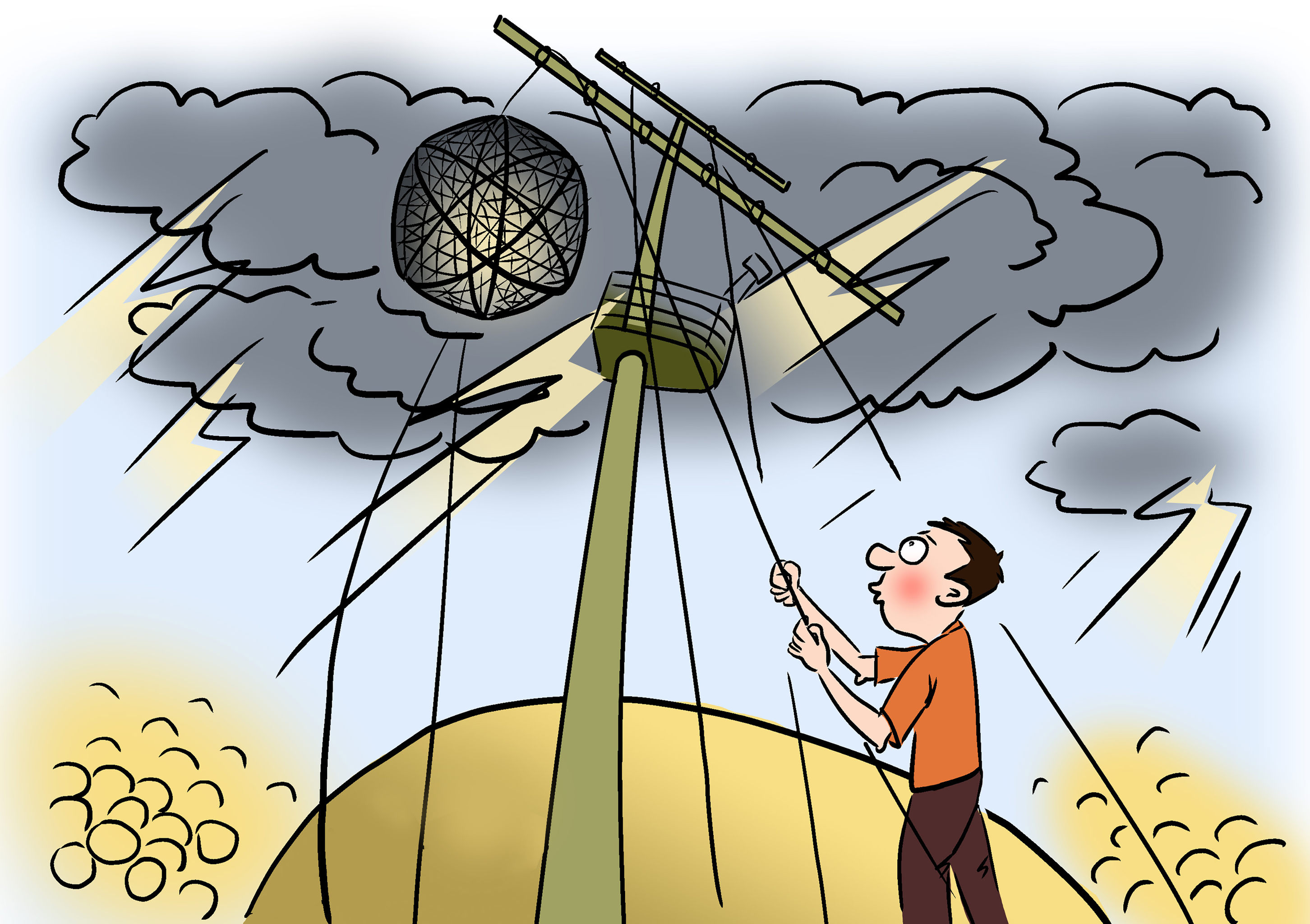 童年趣事之台风预报升风球