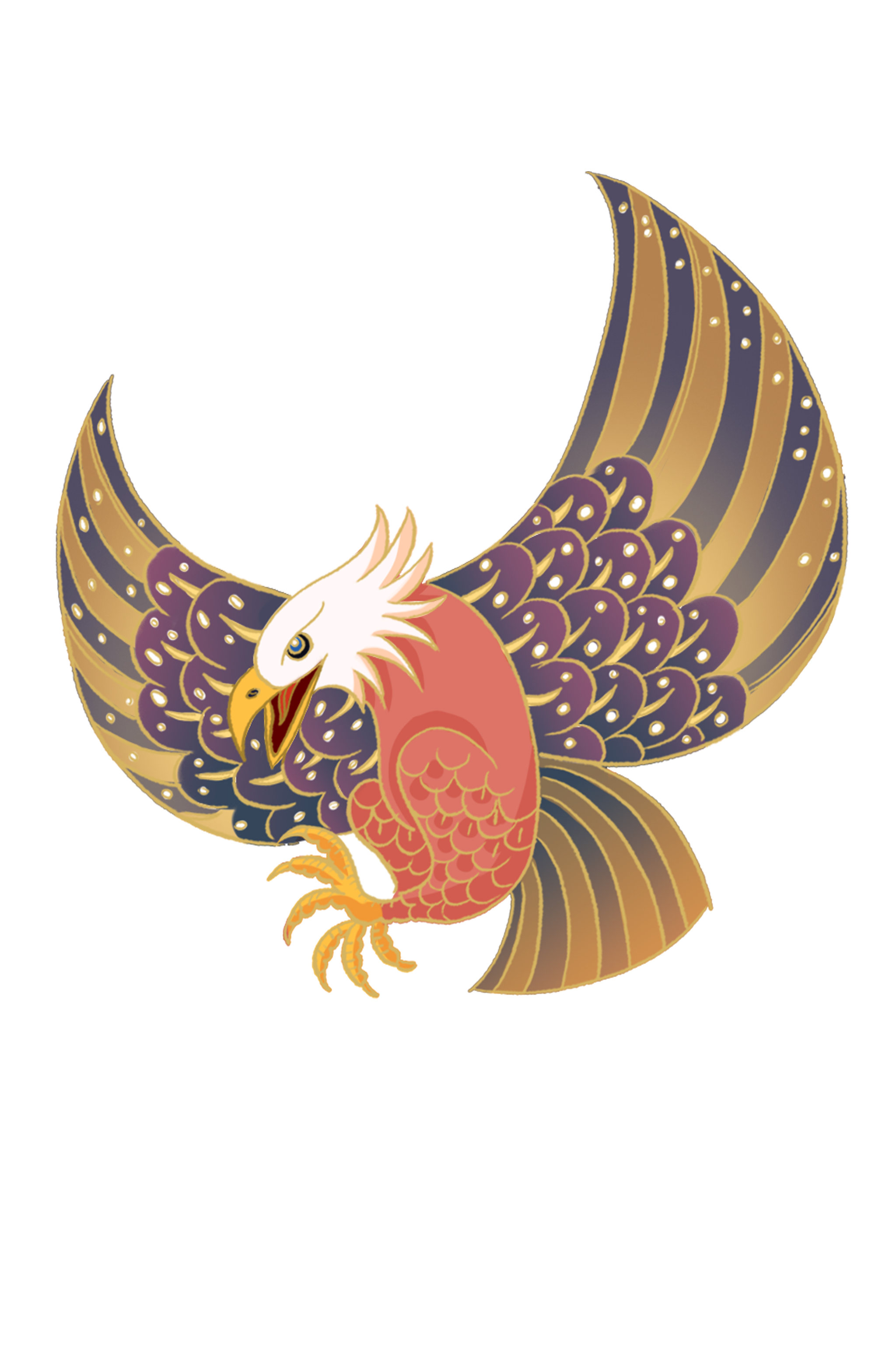 国潮老鹰元素素材