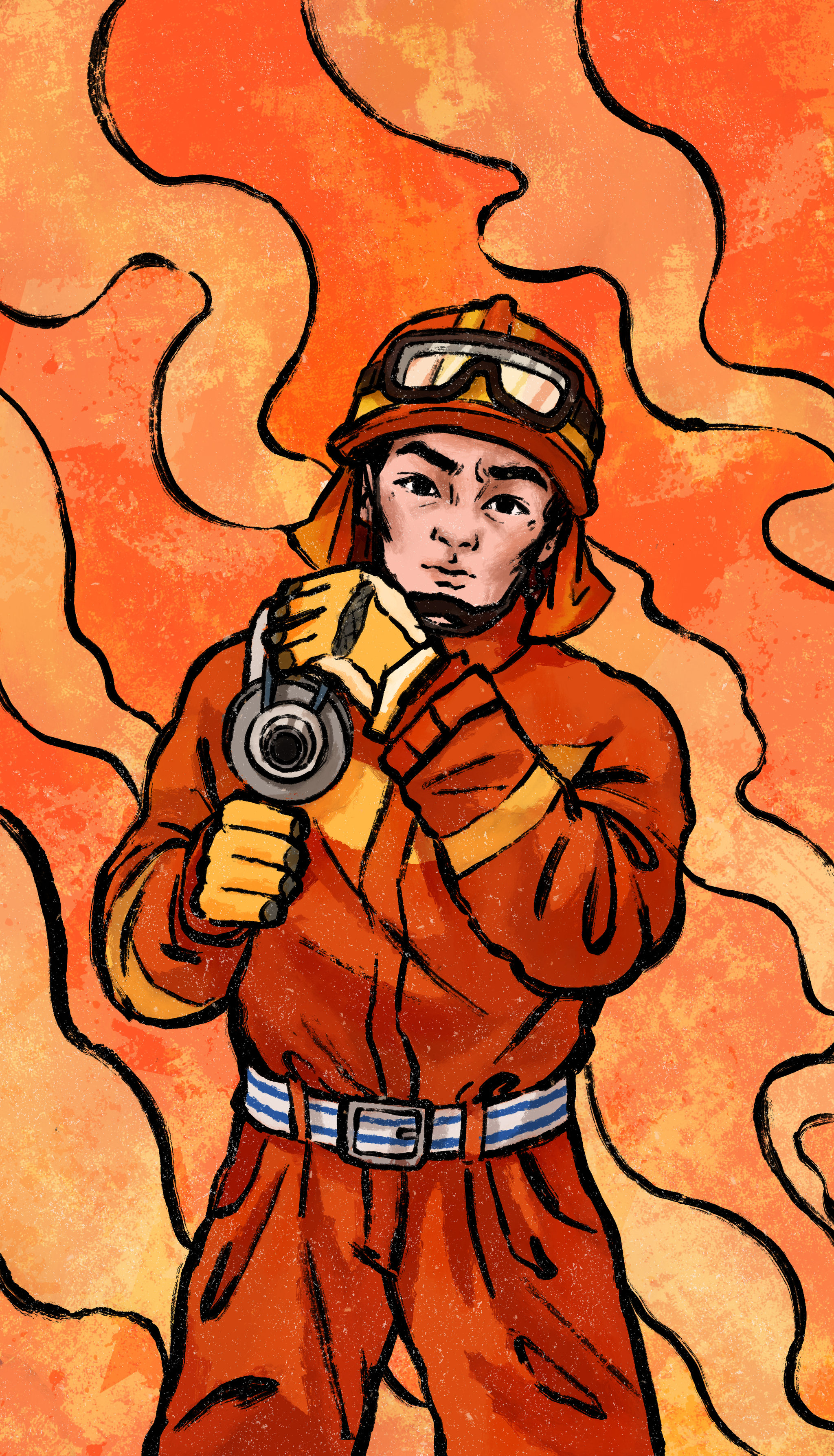 消防员 插画  - 商业插画 |   上传时间: 2021-11-04 02:11 为ta点赞