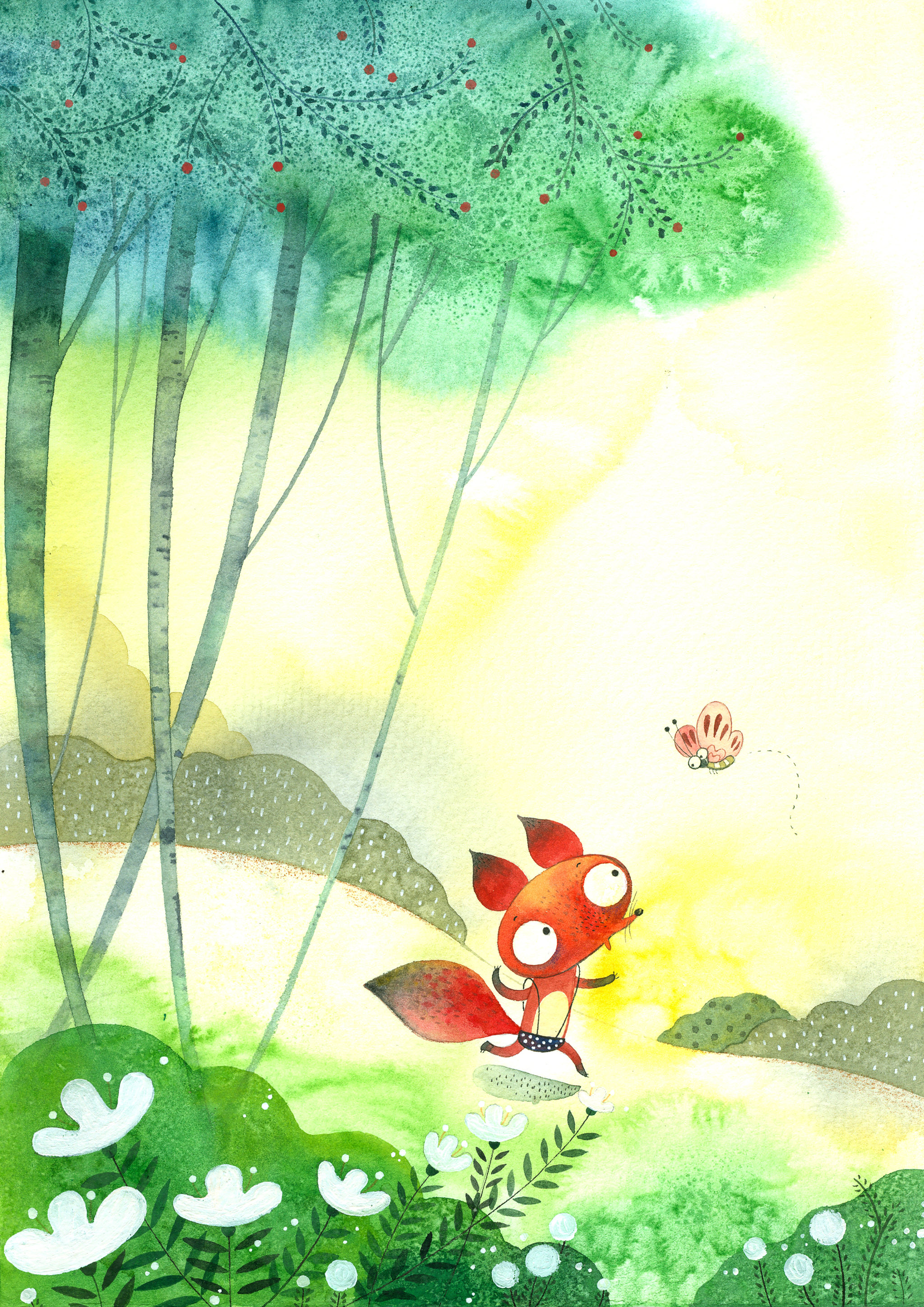 春天的小狐狸 - 皮痞祖 - 原创作品 - 视觉中国(shijueme)