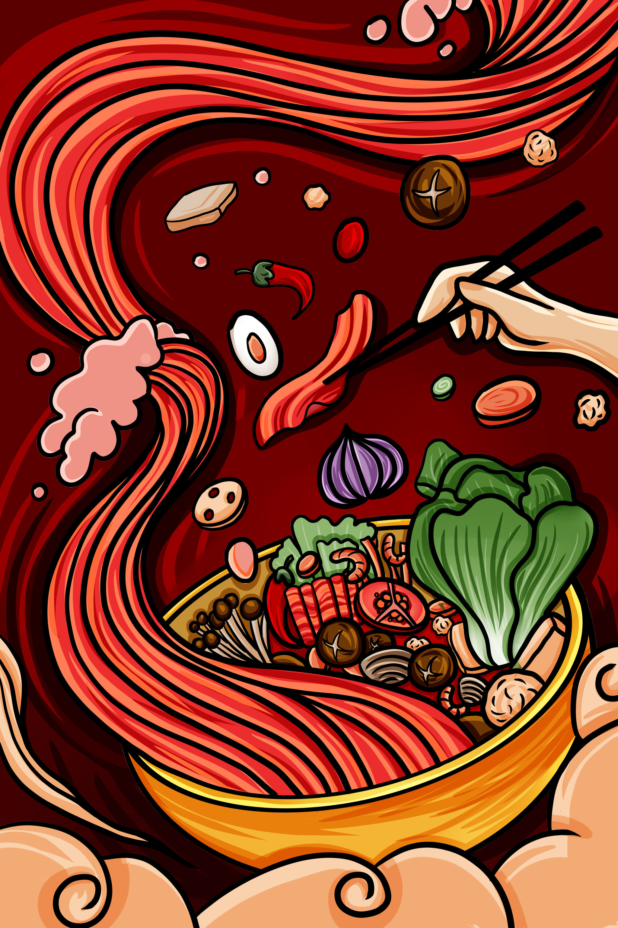 火锅- yoyo - 原创作品 - 视觉中国(shijueme)