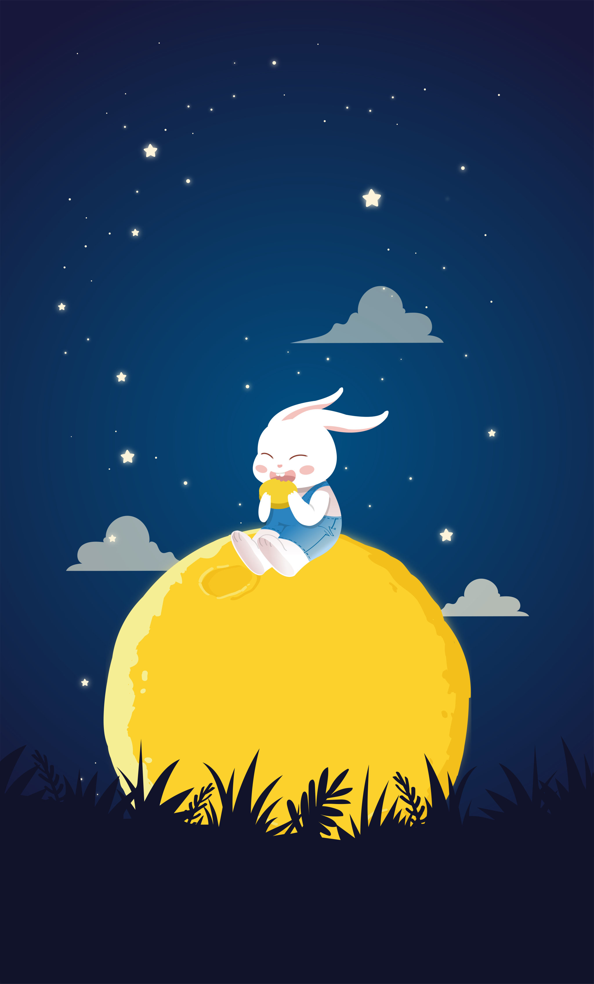 月亮里的兔子 动画片图片