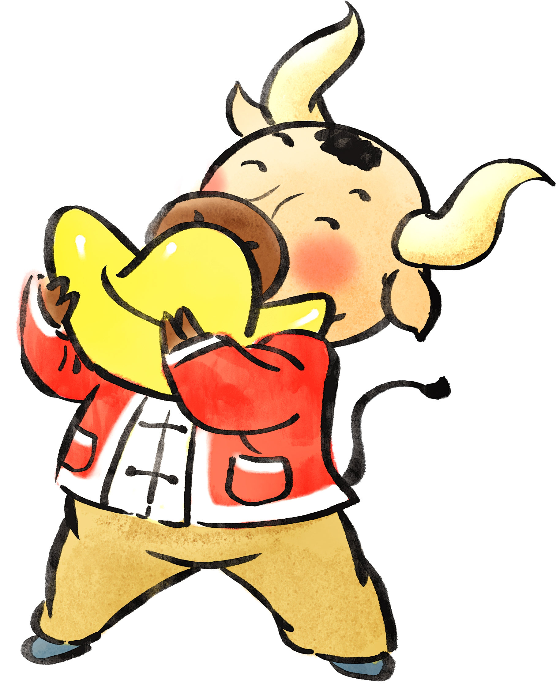 牛年卡通角色设计元素