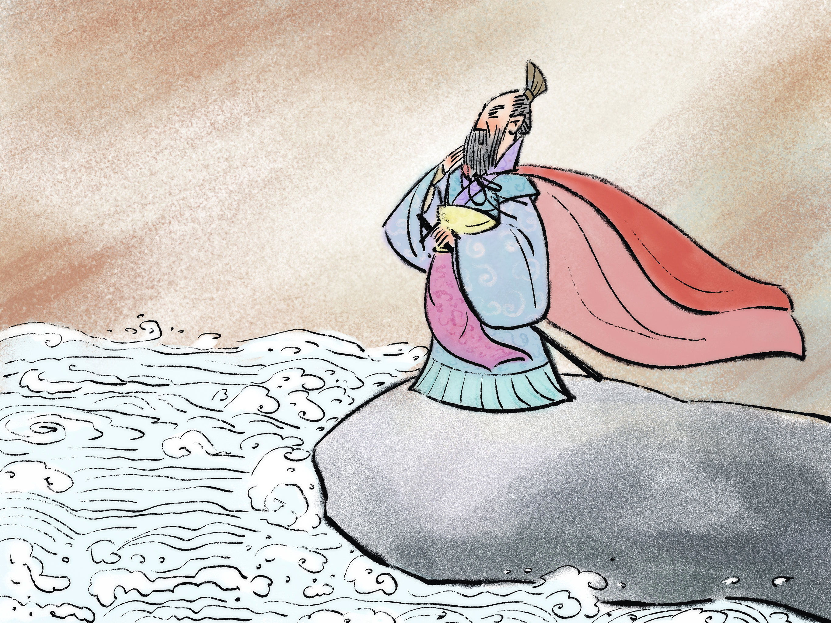 曹操东临碣石观沧海