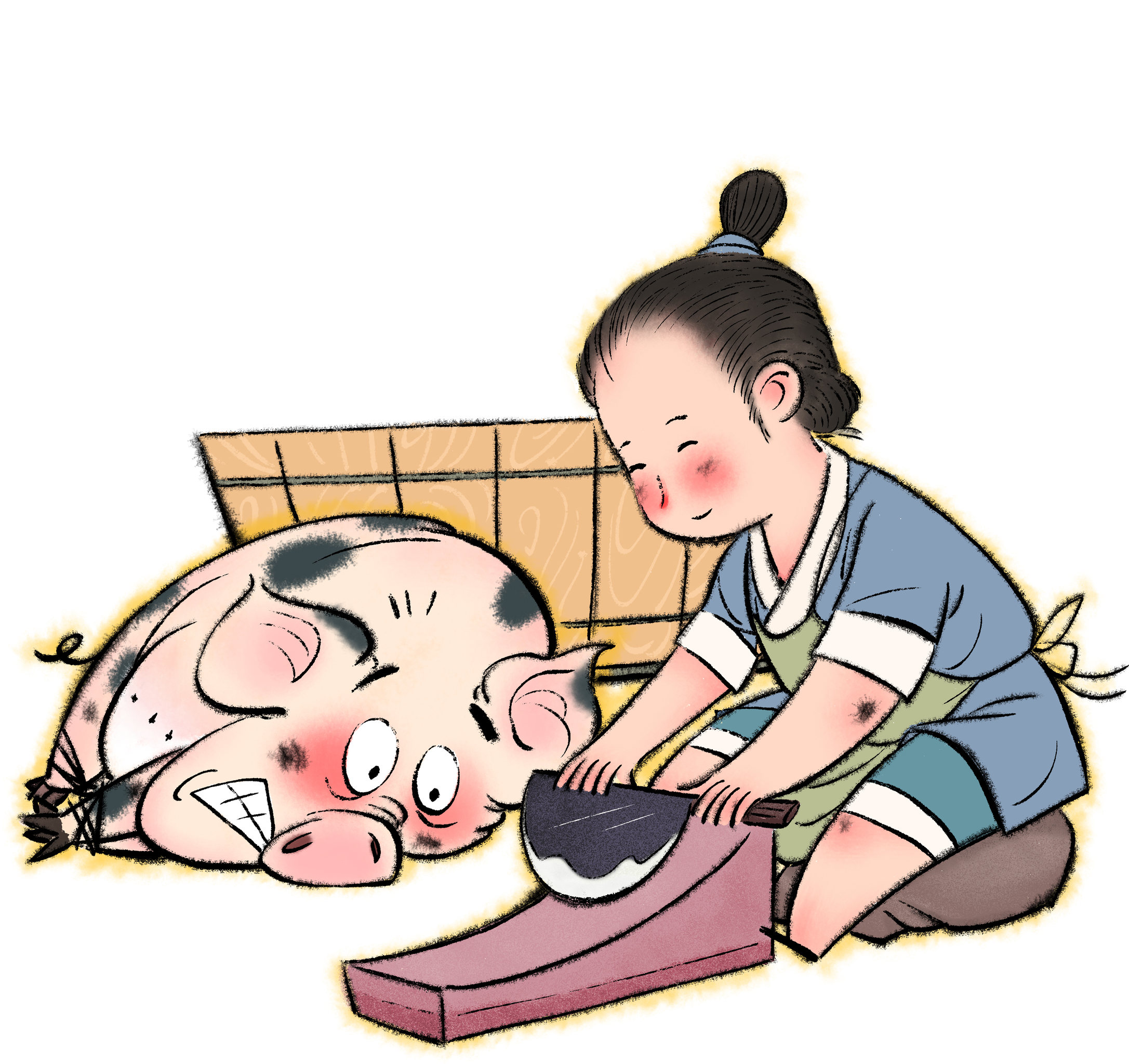 腊月二十六割年肉