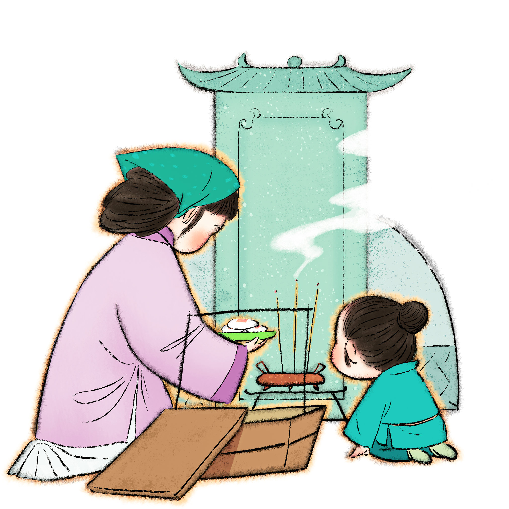 腊月二十九上坟祭祖