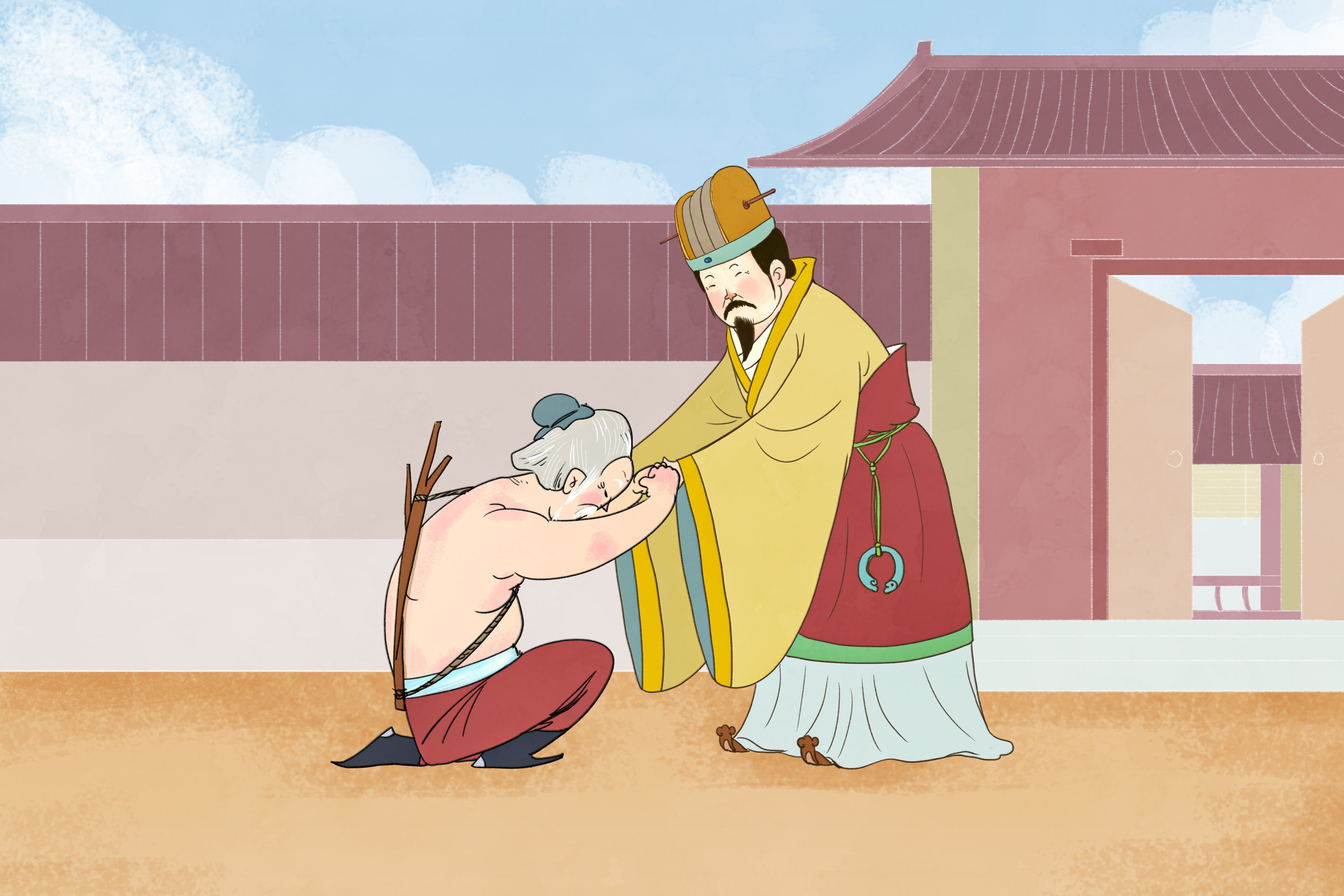 成语负荆请罪 - 空山满 - 原创作品 - 视觉中国(爱视觉)