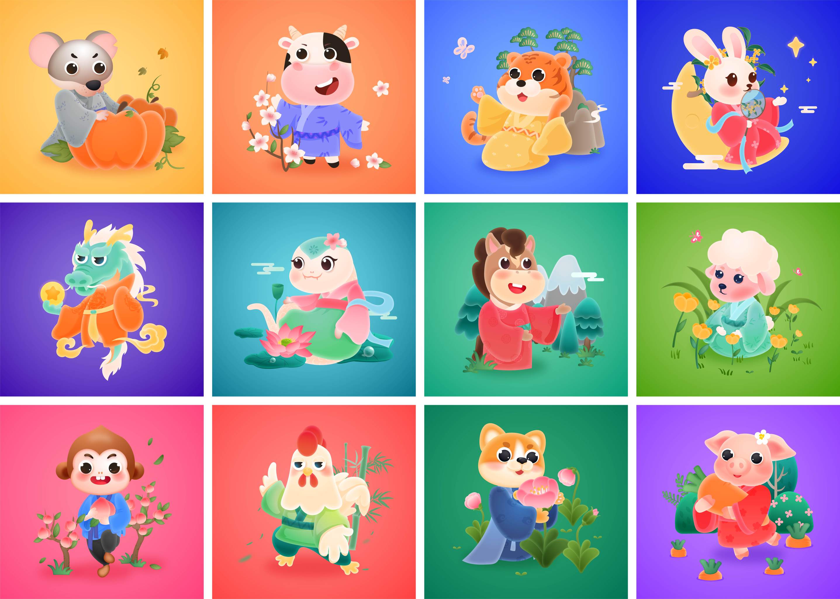 十二生肖 - 王四喜 - 原创作品 - 视觉中国(shijueme)