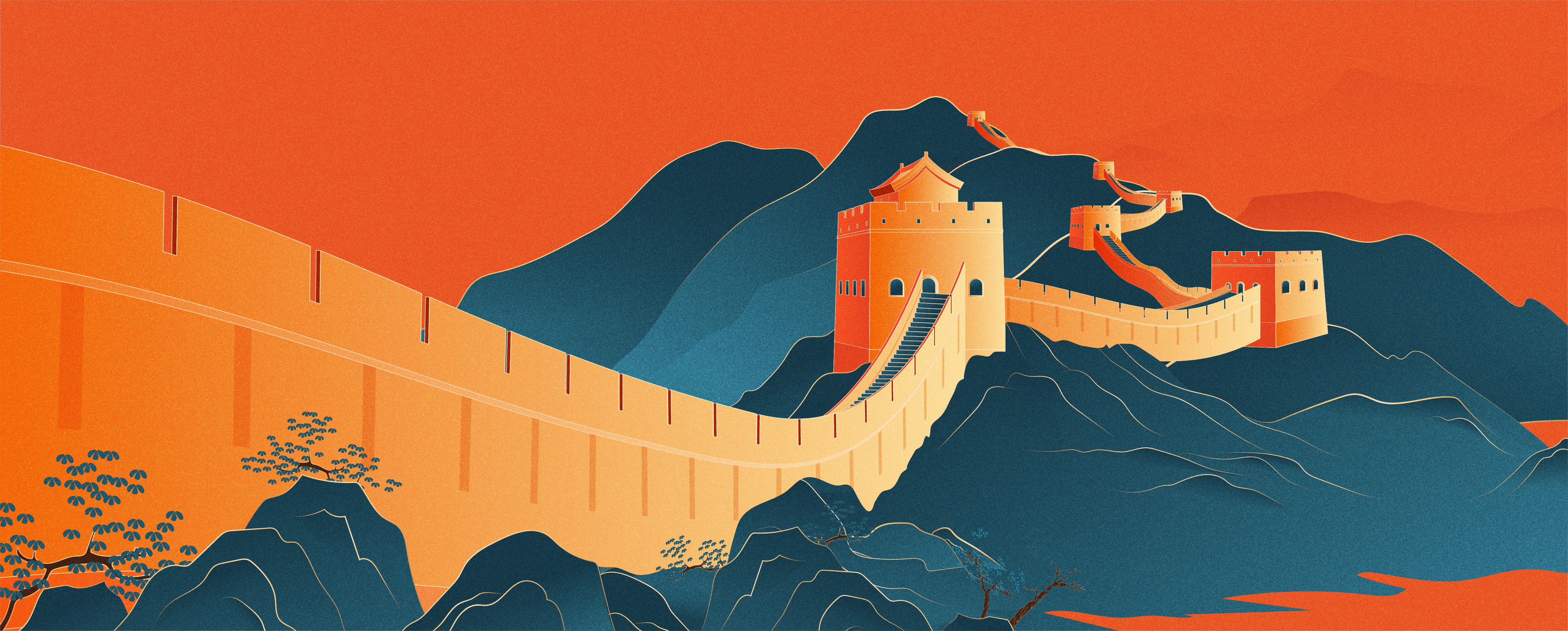 长城 插画  - 商业插画 |   上传时间: 2021-08-25 22:15 为ta点赞