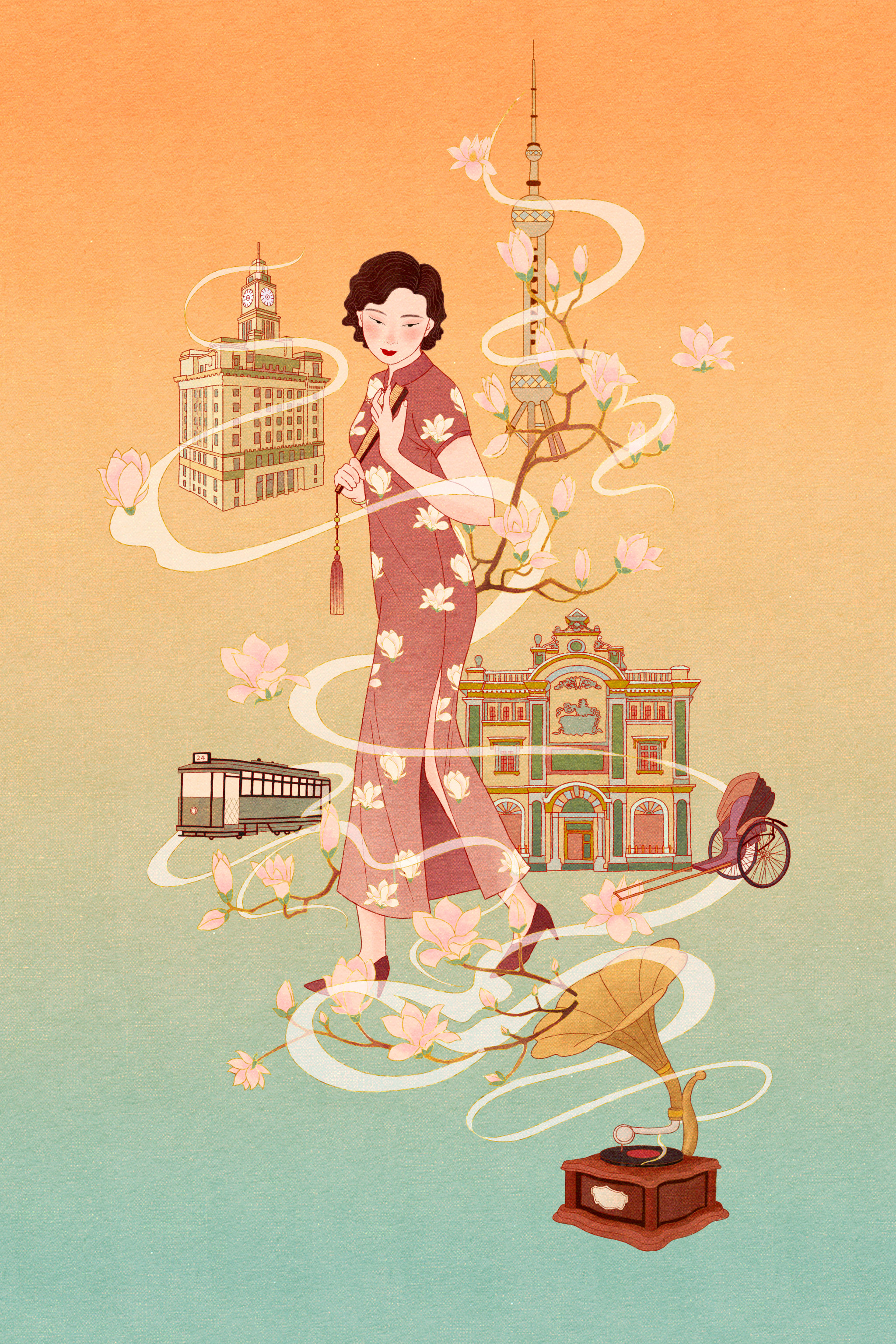 老上海 插画  - 商业插画 |   上传时间: 2021-10-17 14:10 为ta点赞