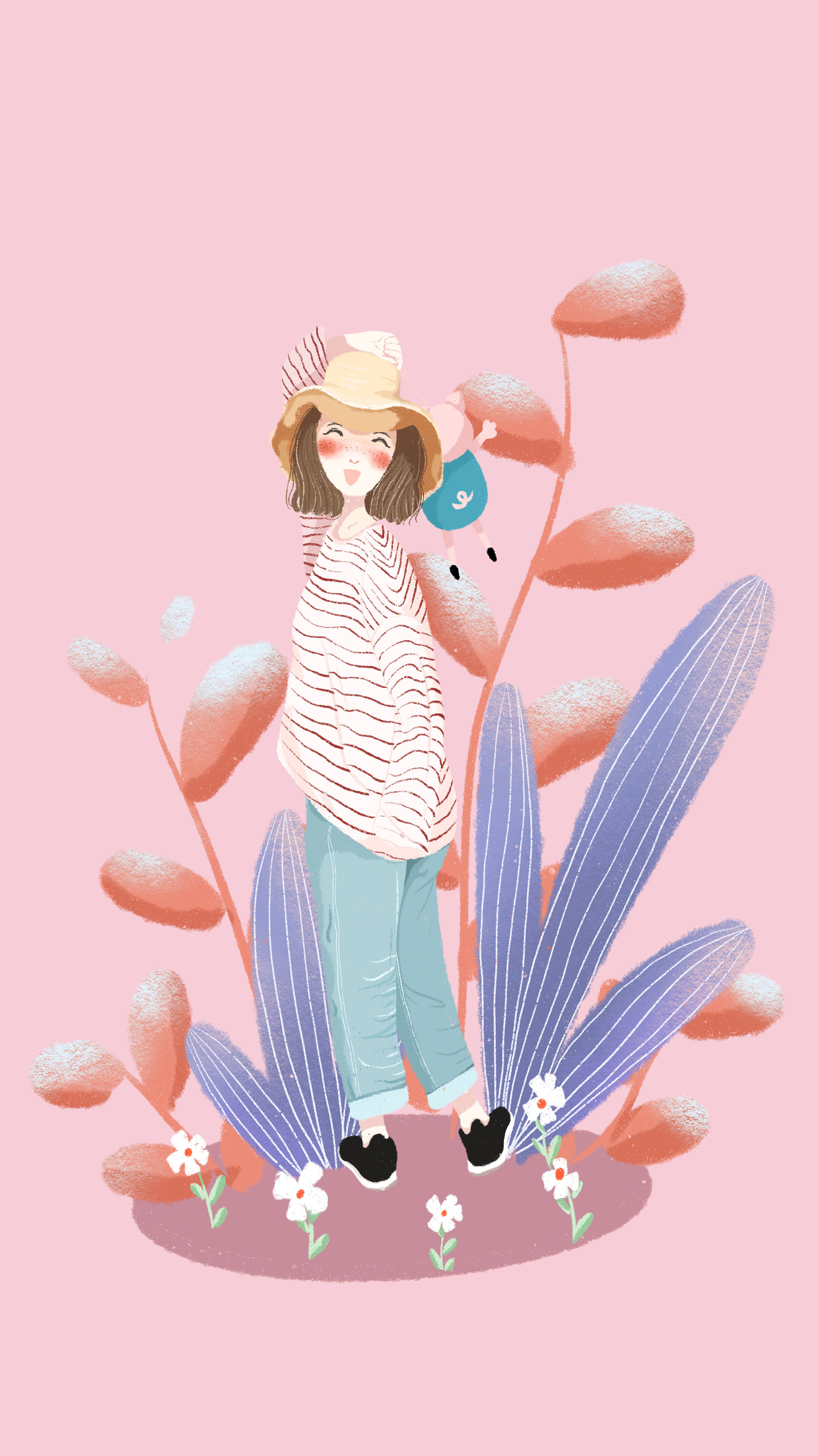 一个人系列插画十三