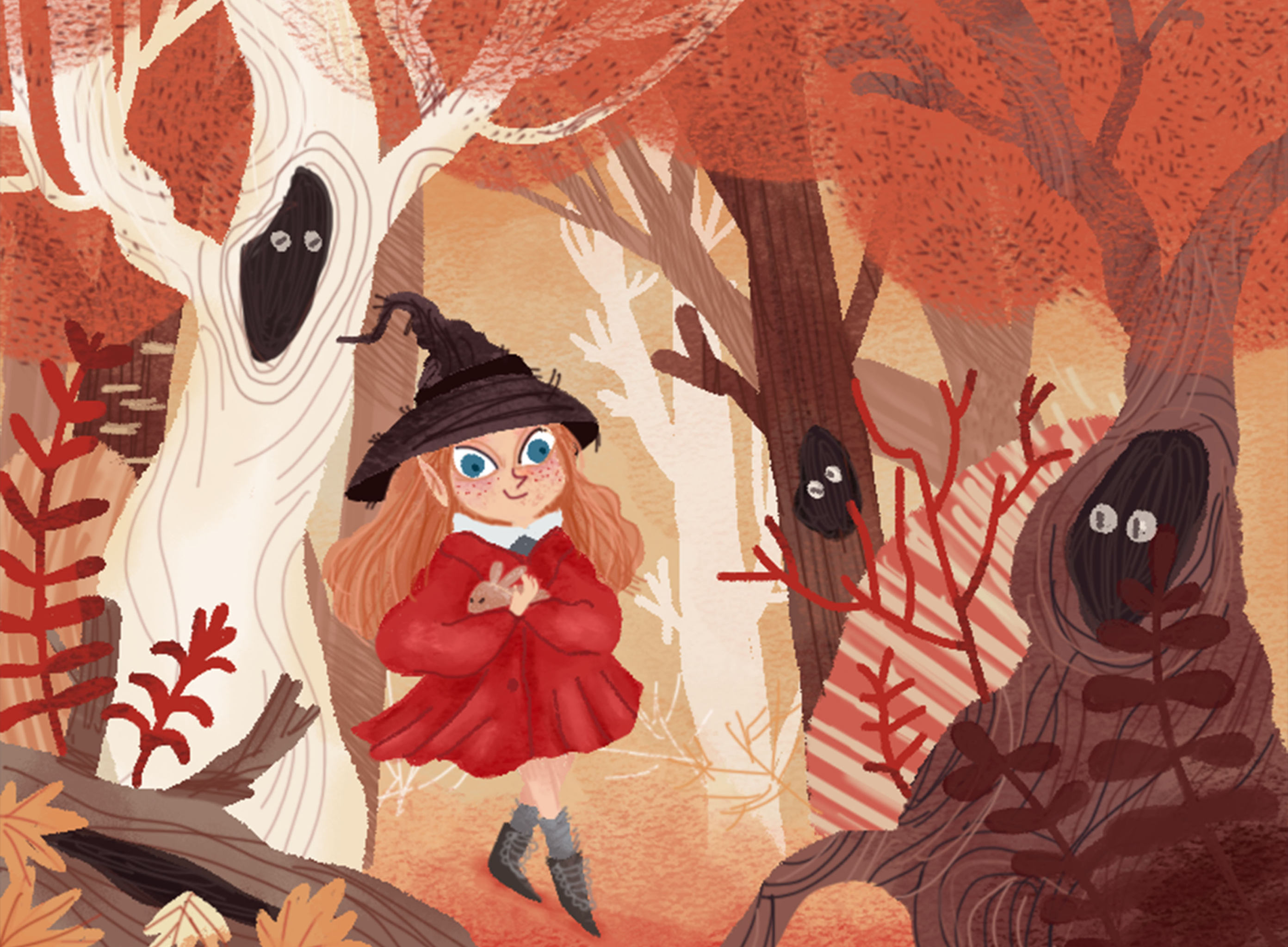 森系女孩-秋 - 阿洛 - 原创作品 - 视觉中国(shijueme)