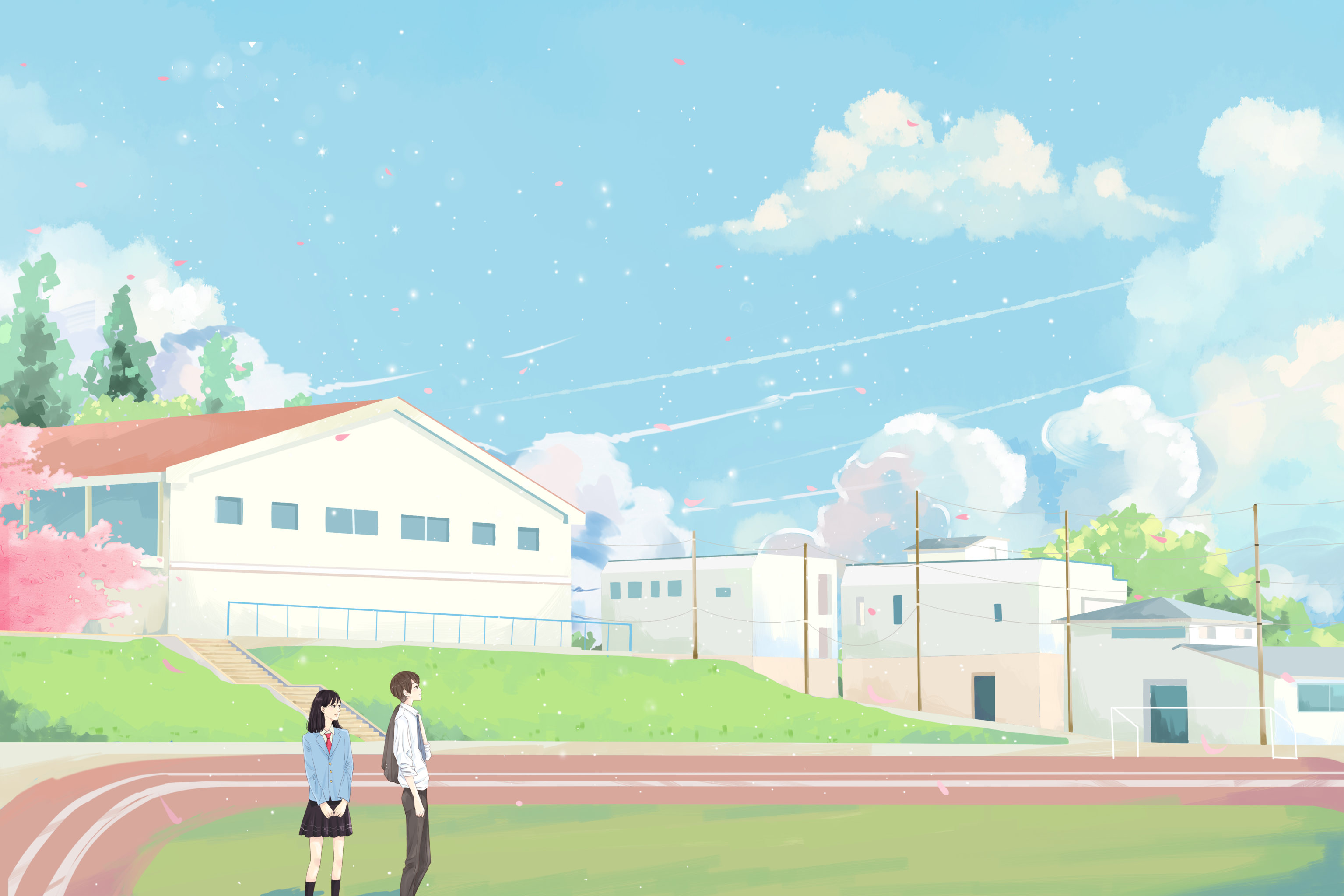 校园情侣之学长和学妹