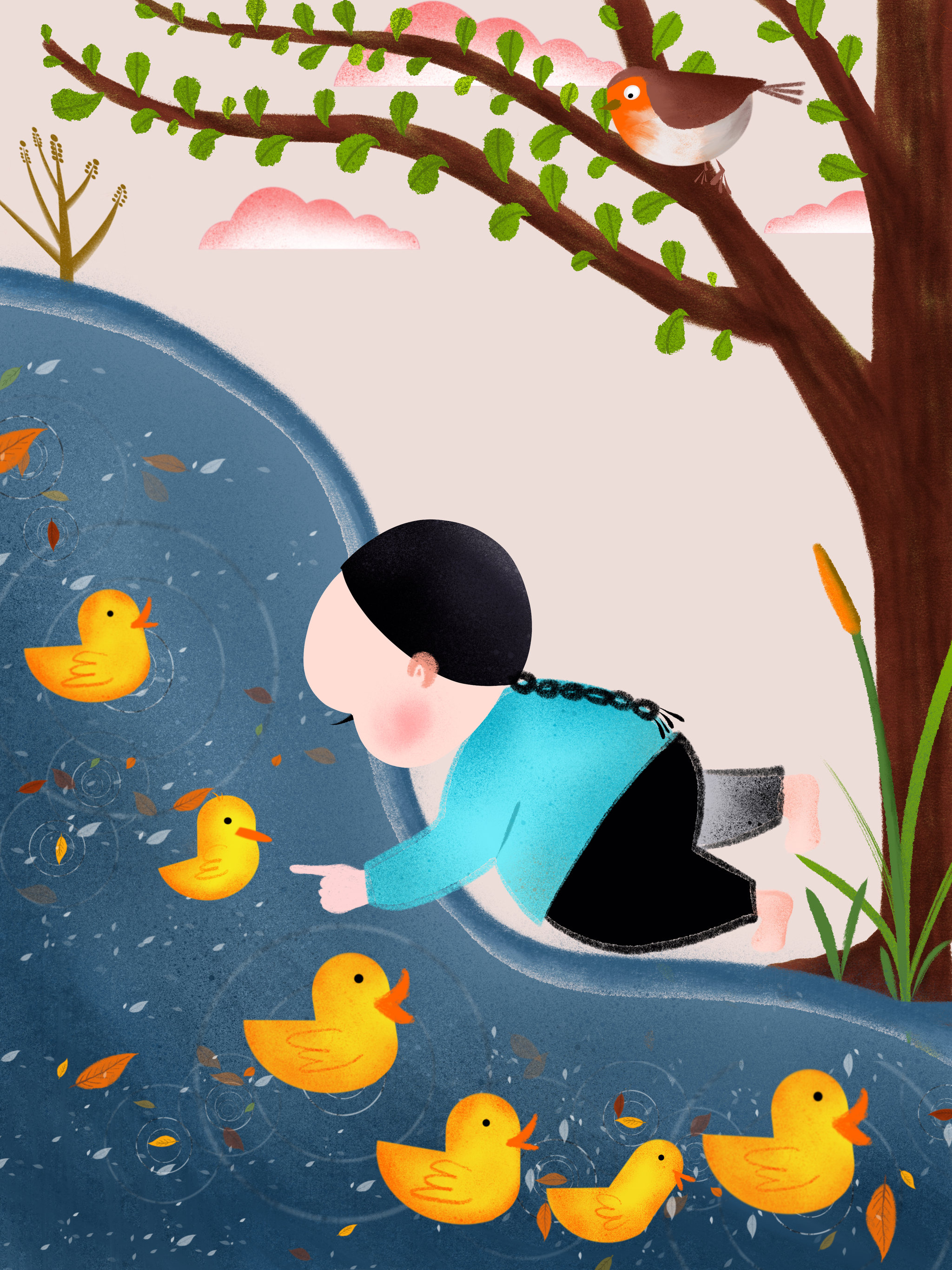 太阳能的日常—数鸭子(庆五一)