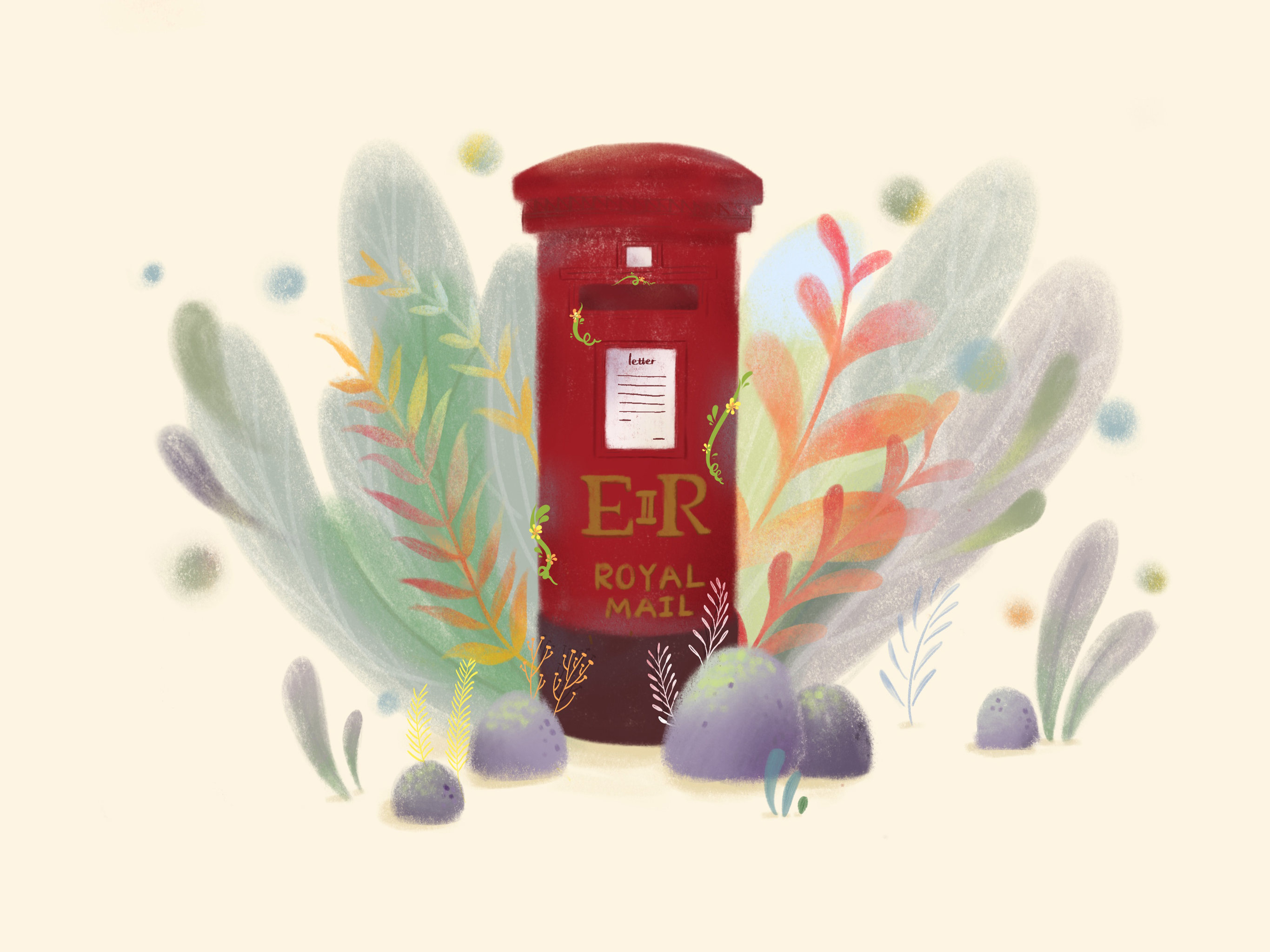 邮筒- 张小粒粒想去旅游mi - 原创作品 - 视觉中国(shijueme)