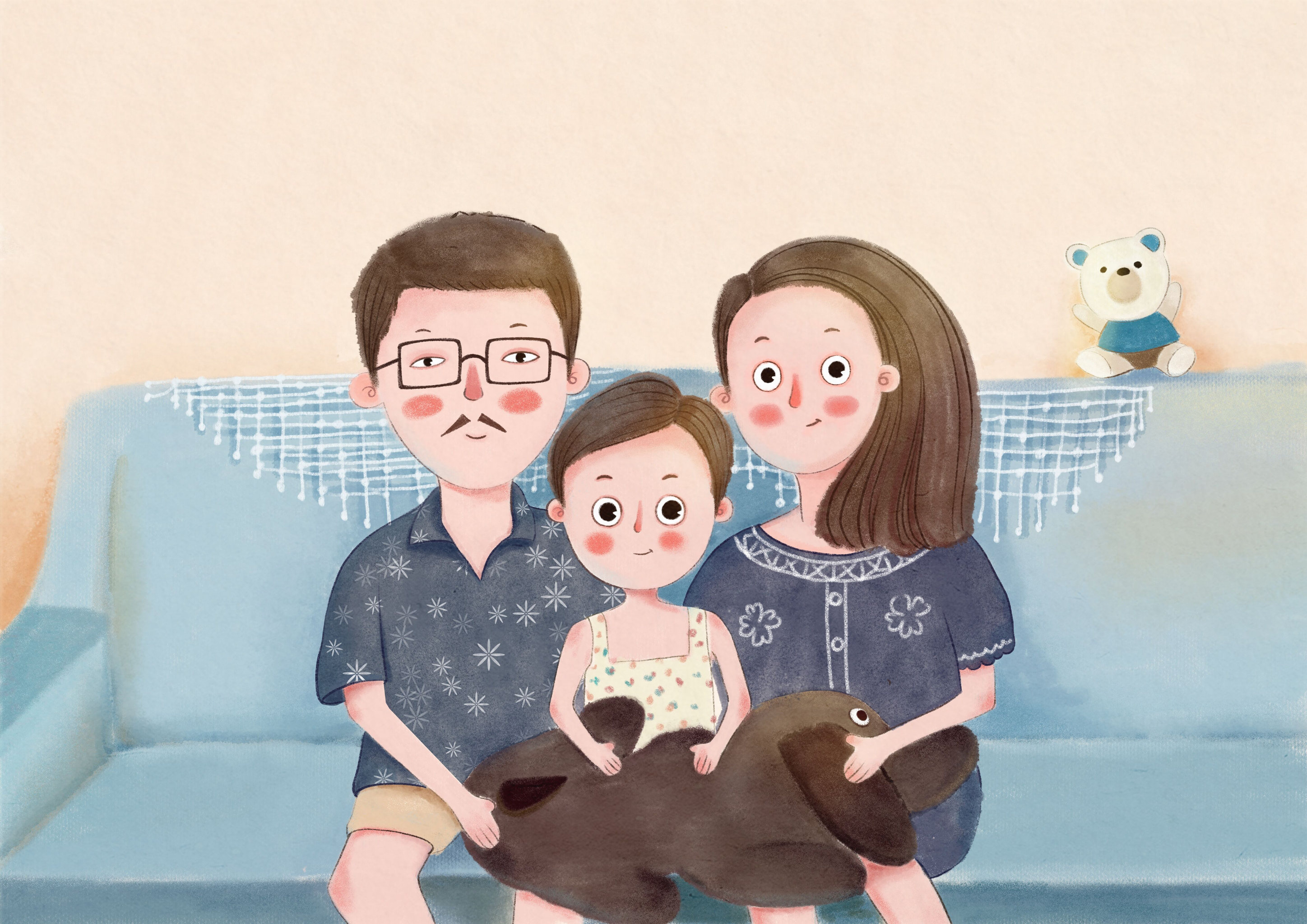 全家福 - 花骨朵 - 原创作品 - 视觉中国(爱视觉)