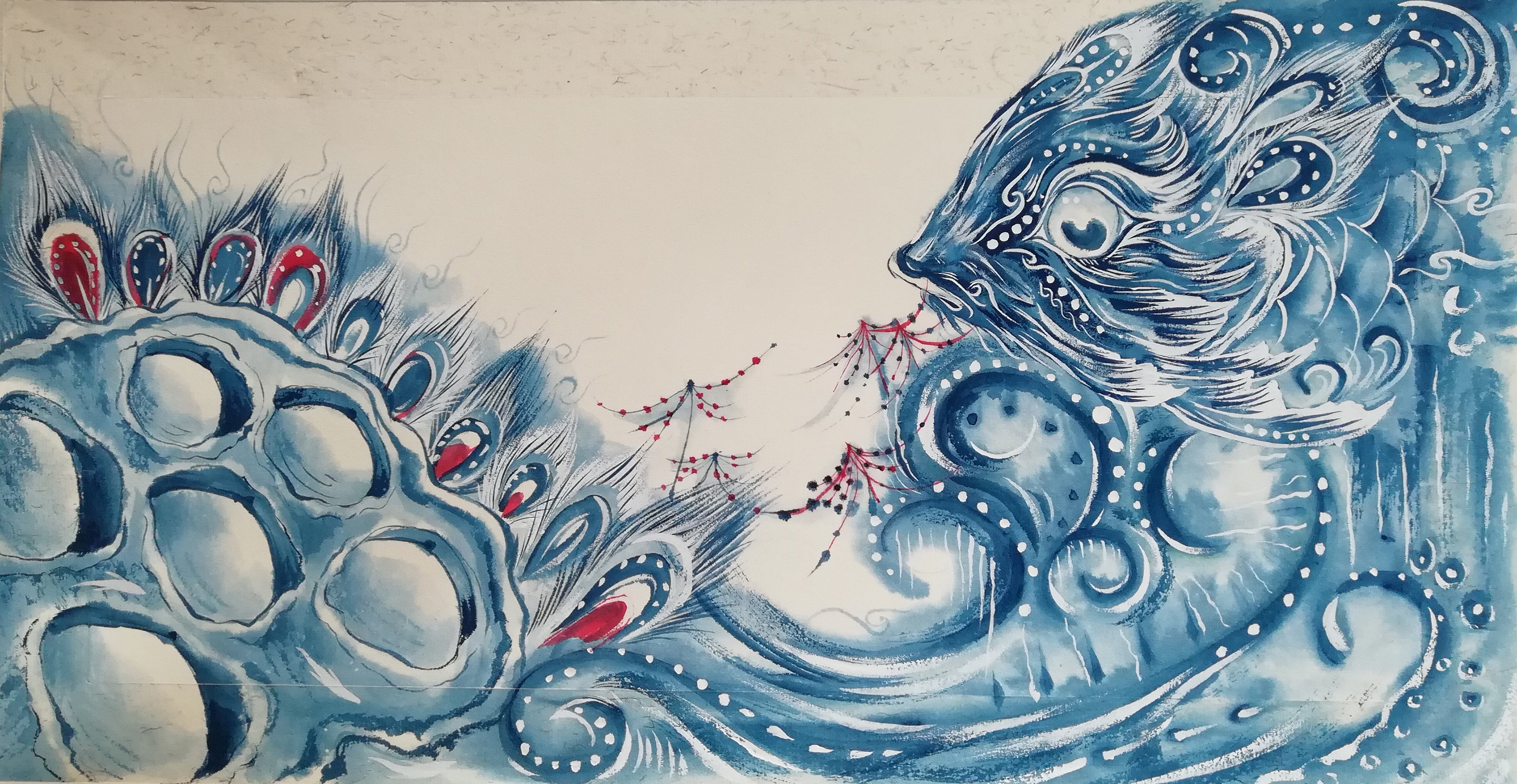 花青之年轮鱼 - 叶俊涛 - 原创作品 - 视觉中国(爱视觉)