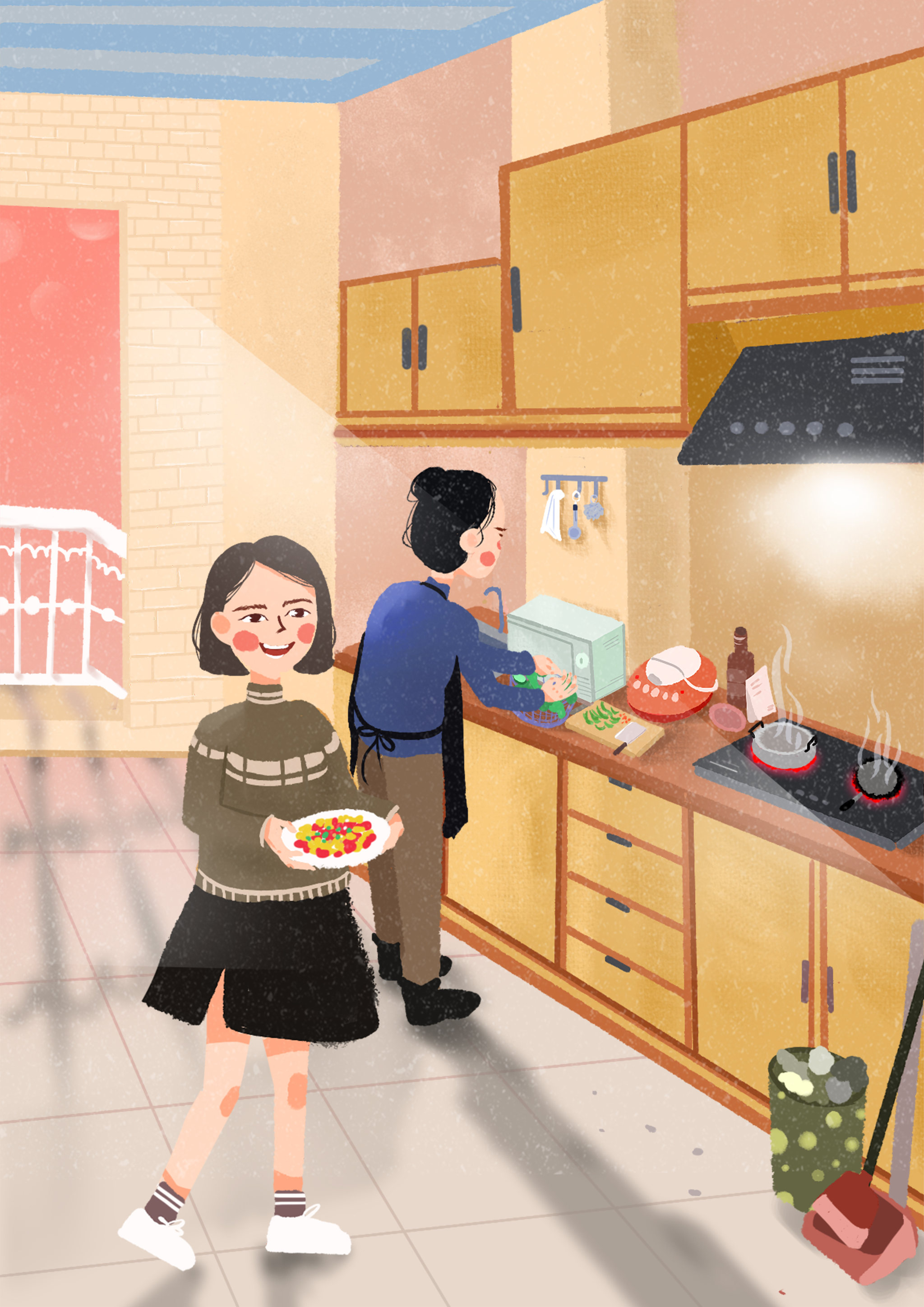 做饭 插画  - 商业插画 |   上传时间: 2021-09-12 15:26 为ta点赞