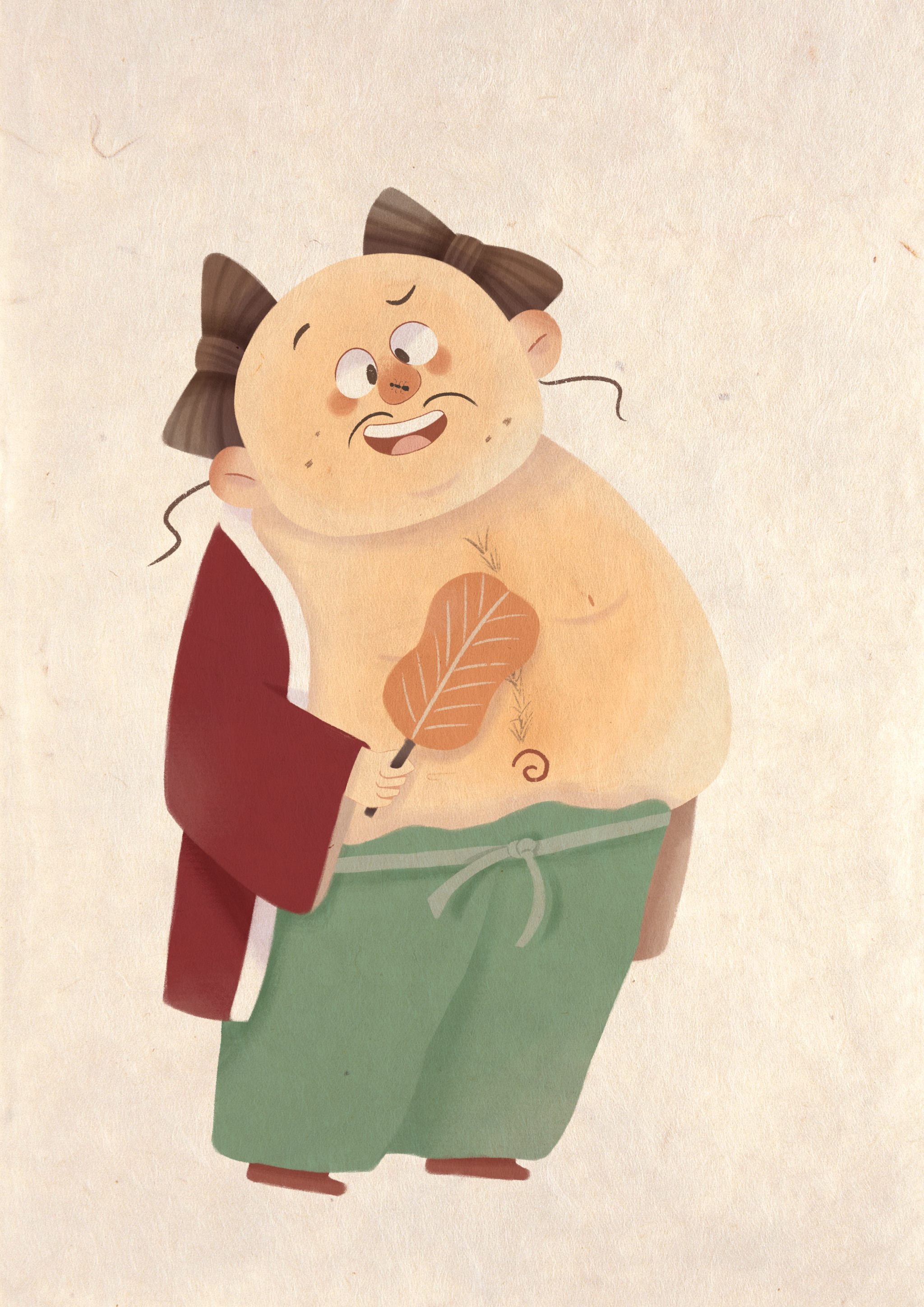 汉钟离 - 小包包古灵精怪 - 原创作品 - 视觉中国(shijueme)