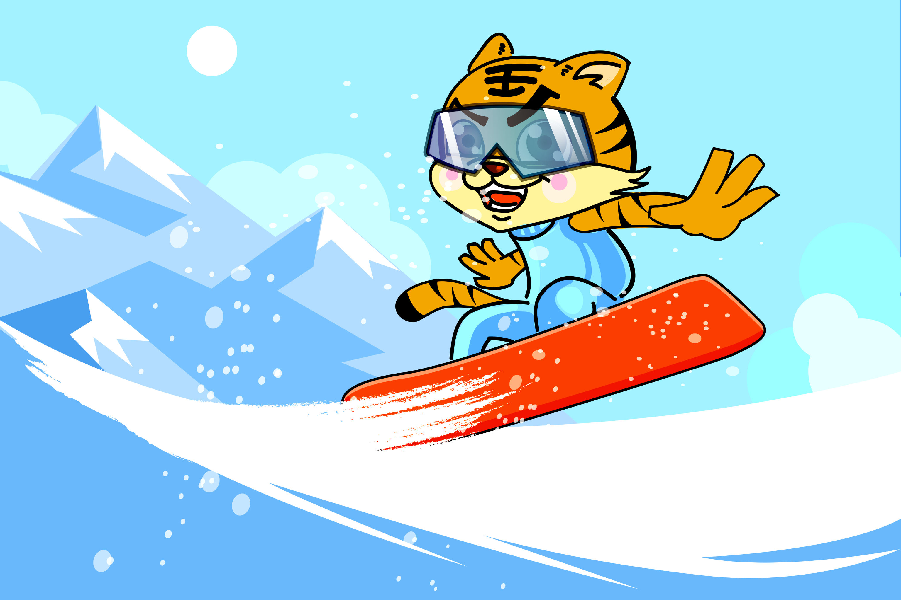 滑雪虎 - 189****4679 - 原创作品 - 视觉中国(shijueme)