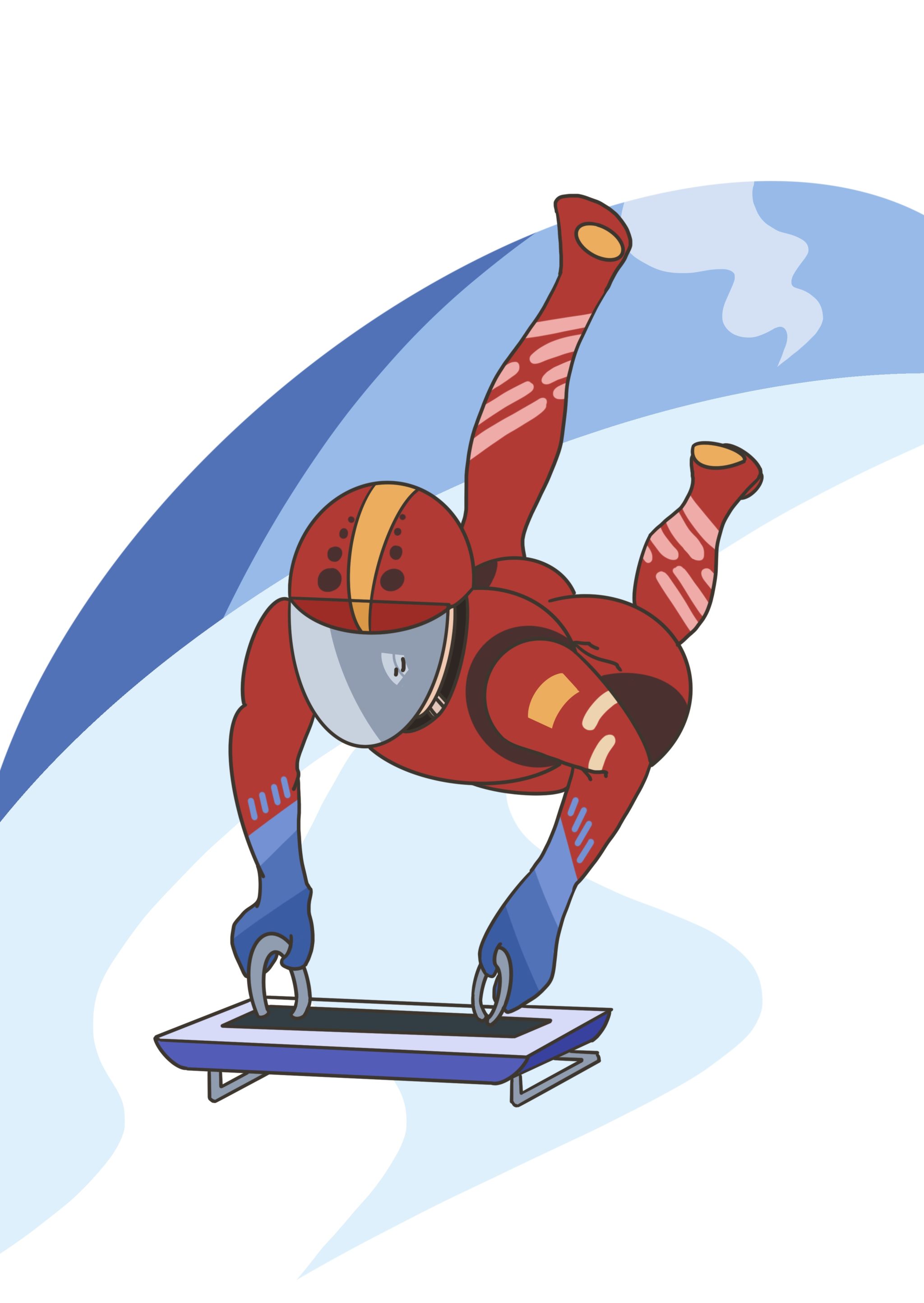 冬奥俯式冰橇