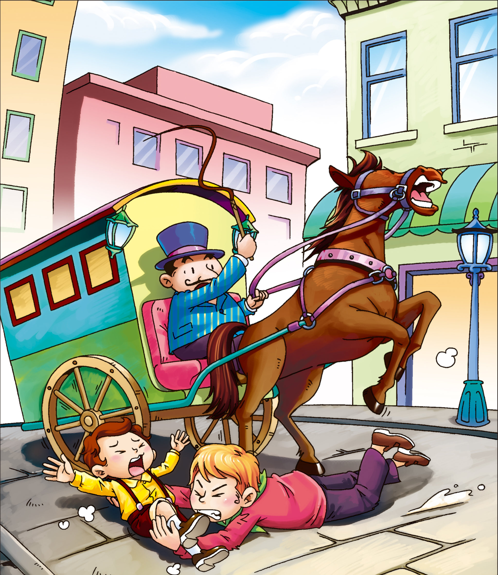 插画:爱的教育 - 苏凝漫画 - 原创作品 - 视觉中国(shijueme)