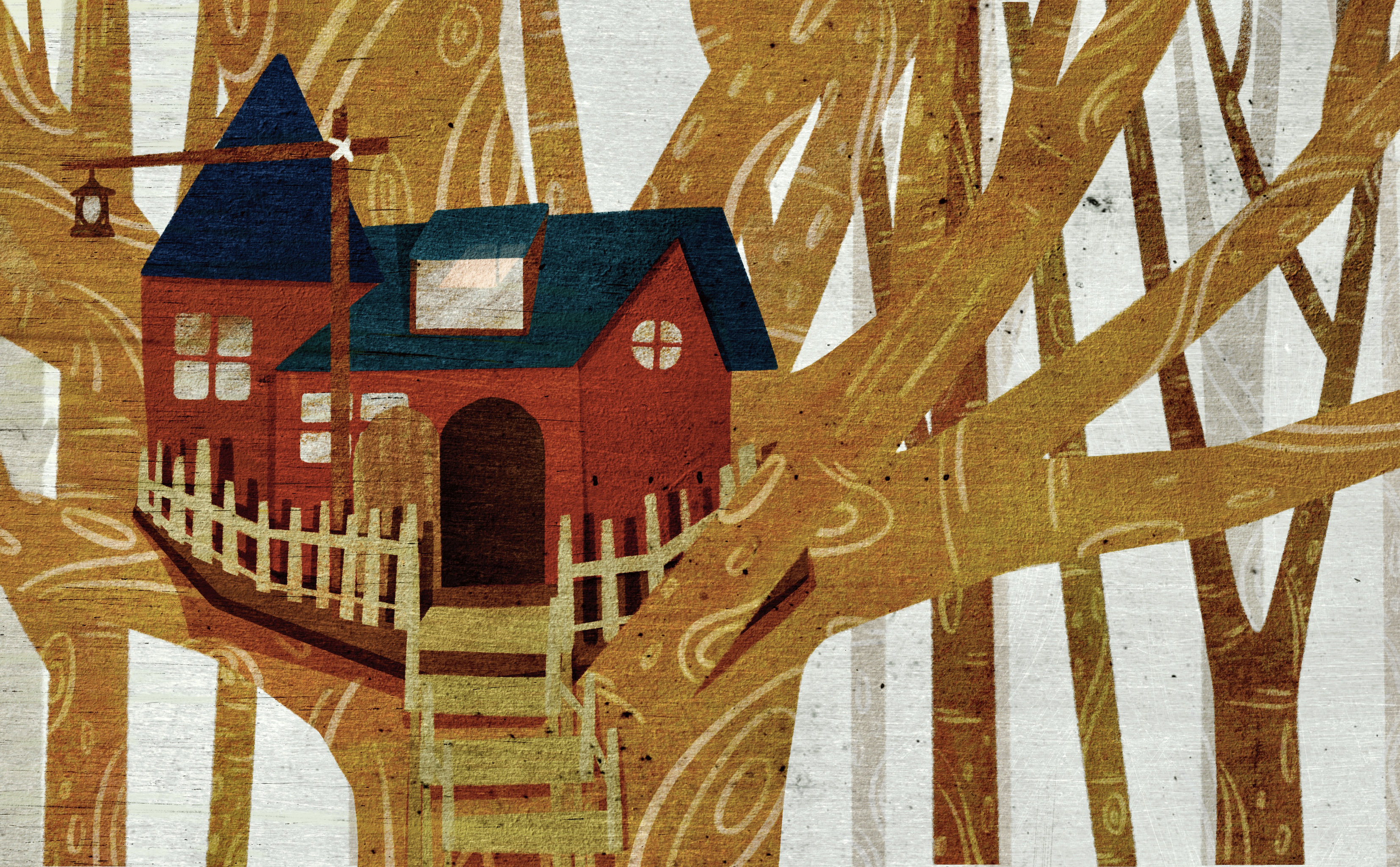 树屋- 四月-h - 原创作品 - 视觉中国(shijueme)