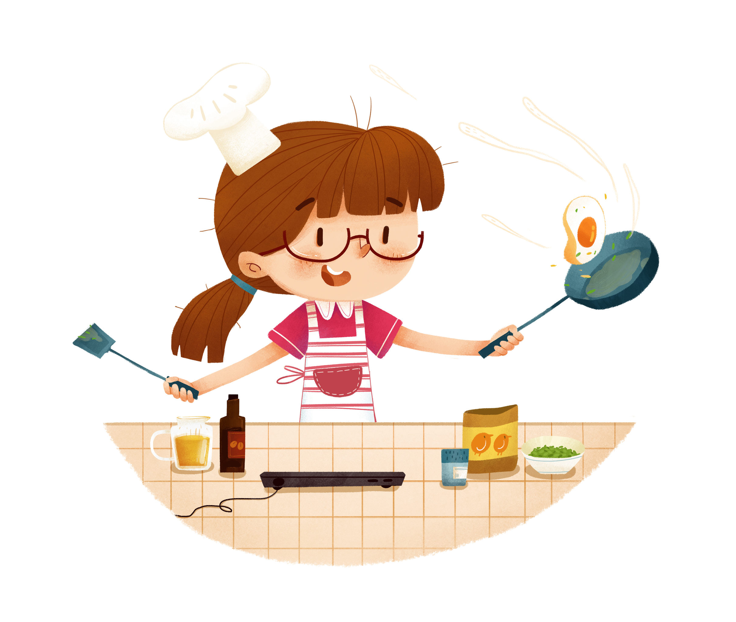 小厨师 - 眉毛君 - 原创作品 - 视觉中国(shijueme)