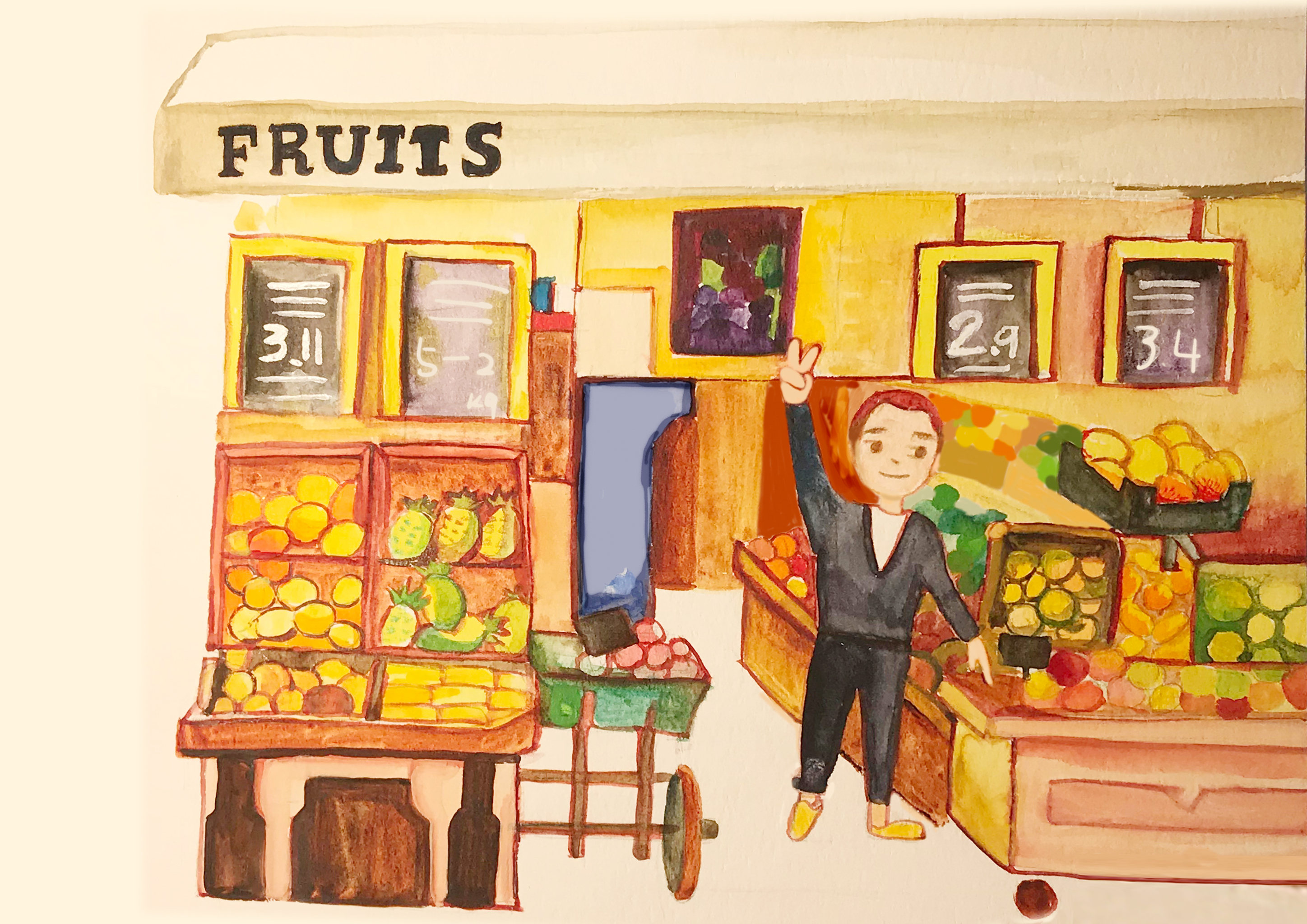 水果店 - 木木君 - 原创作品 - 视觉中国(shijueme)