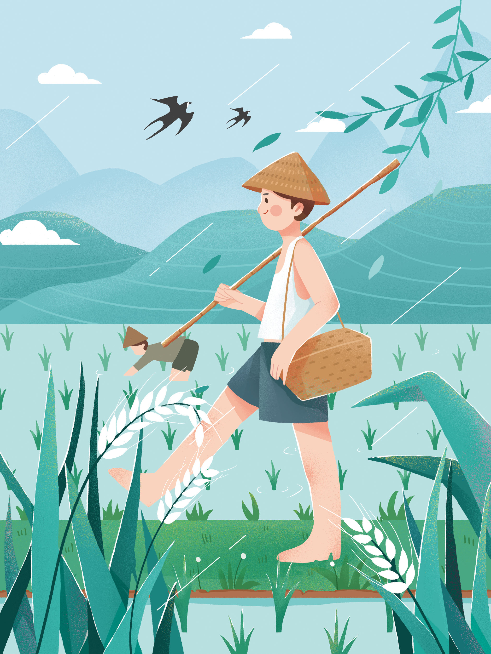 中国二十四节气谷雨