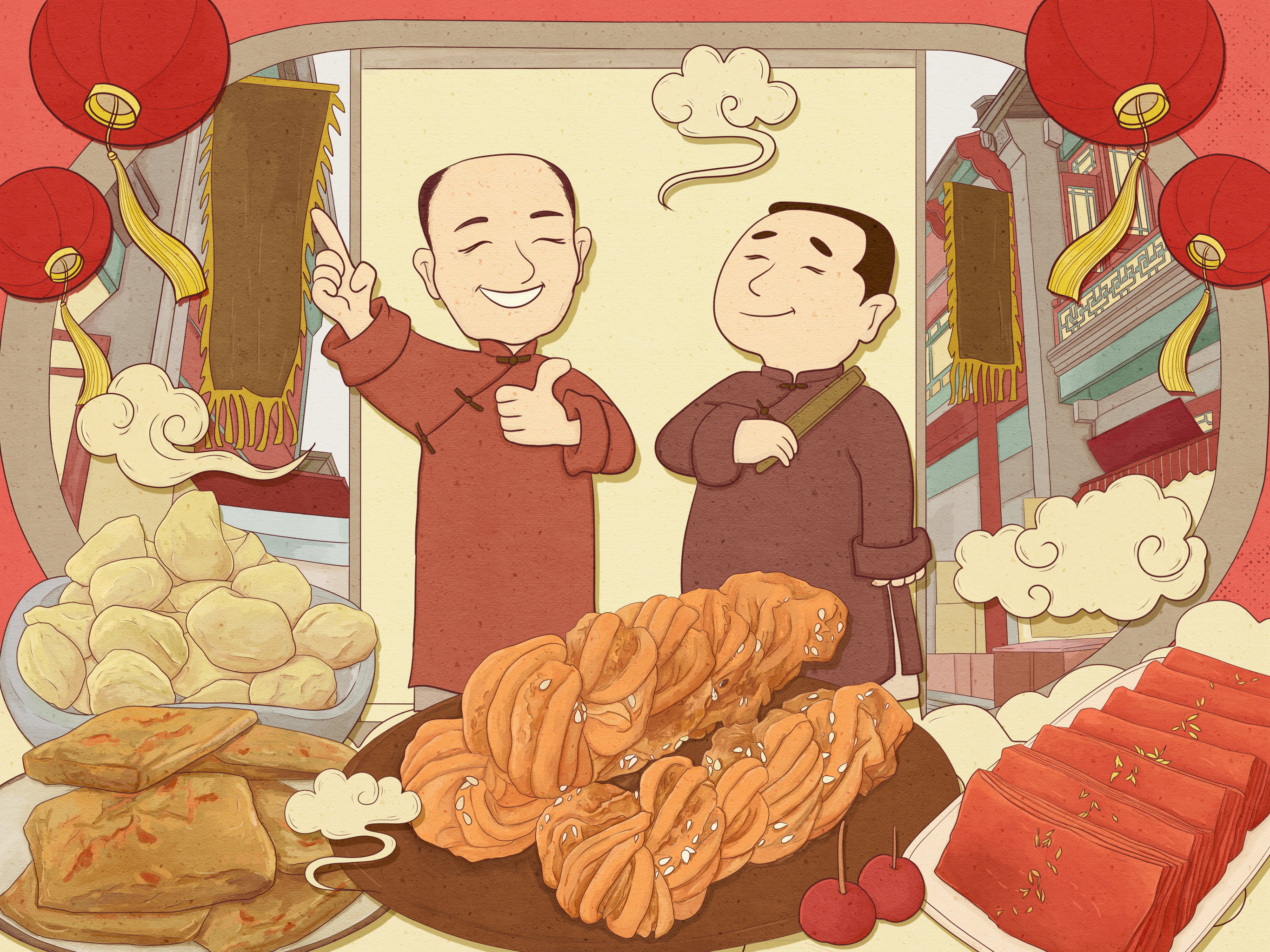 天津相声和美食