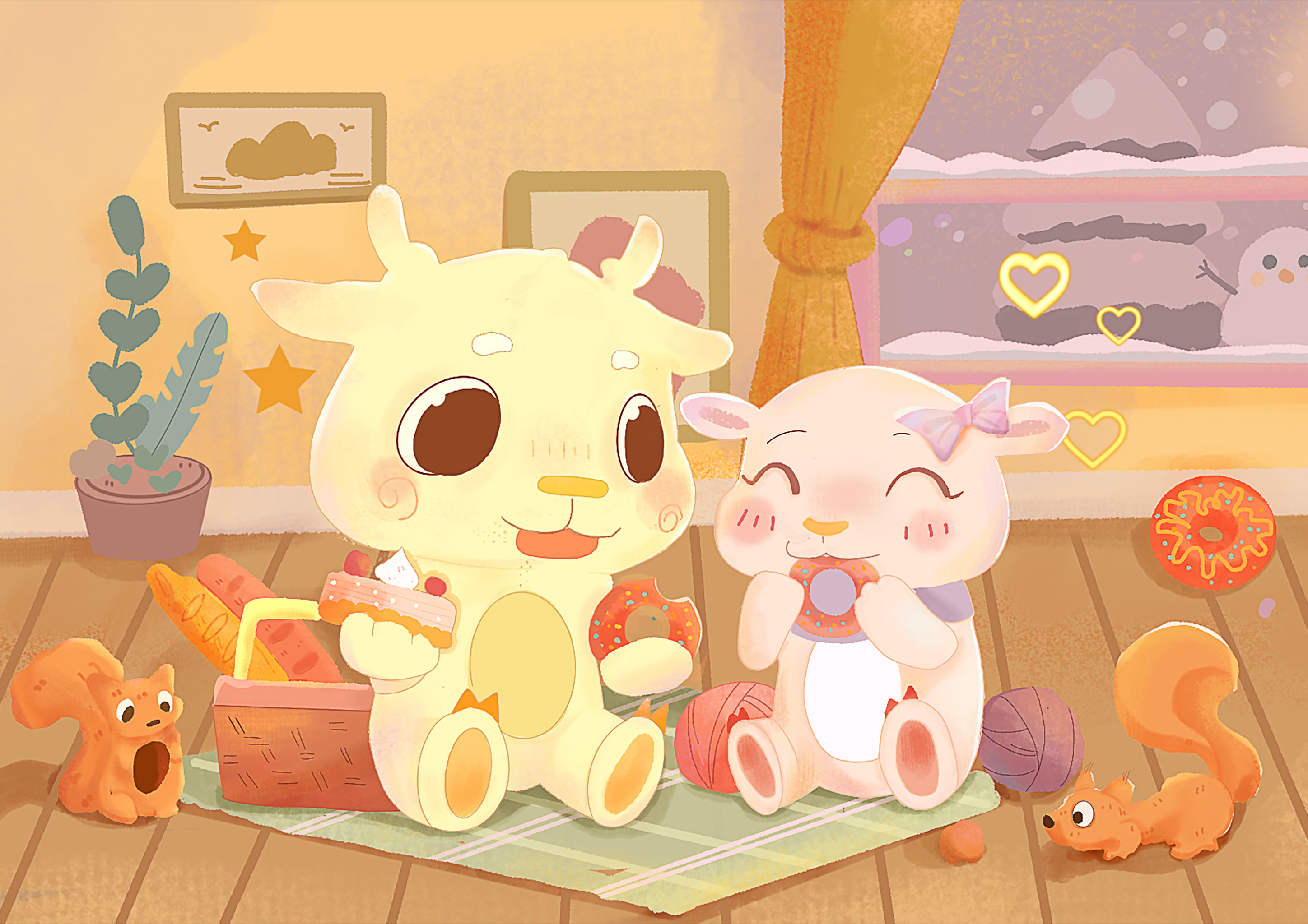 咩咩羊插画故事集