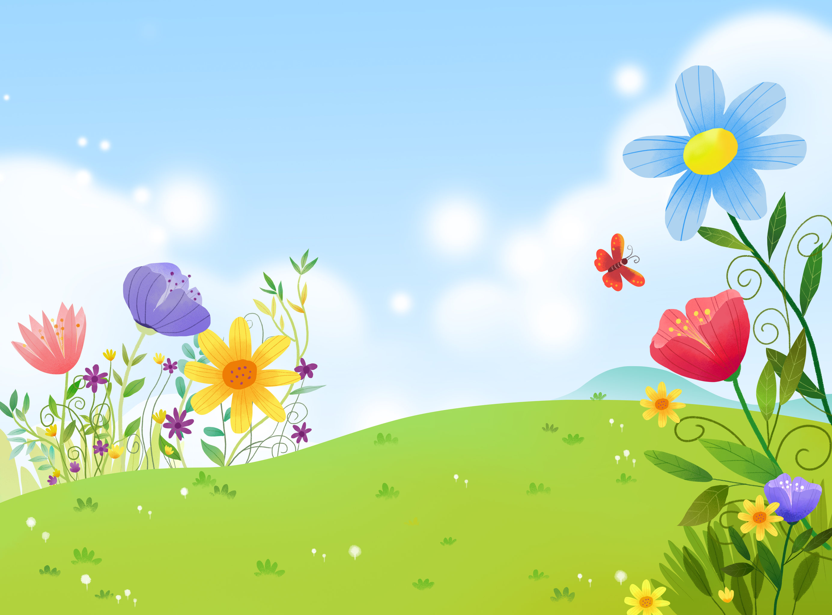 草坪横板 插画  - 商业插画 |   上传时间: 2021-05-06 12:40 为ta点