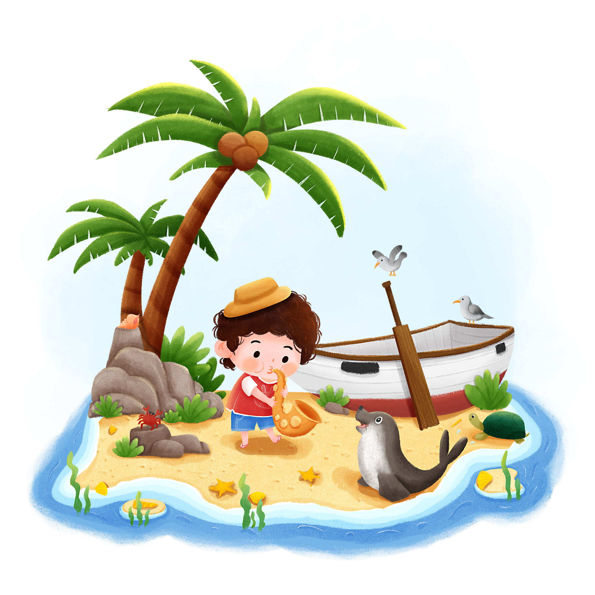 小小音乐旅行家之海边萨克斯