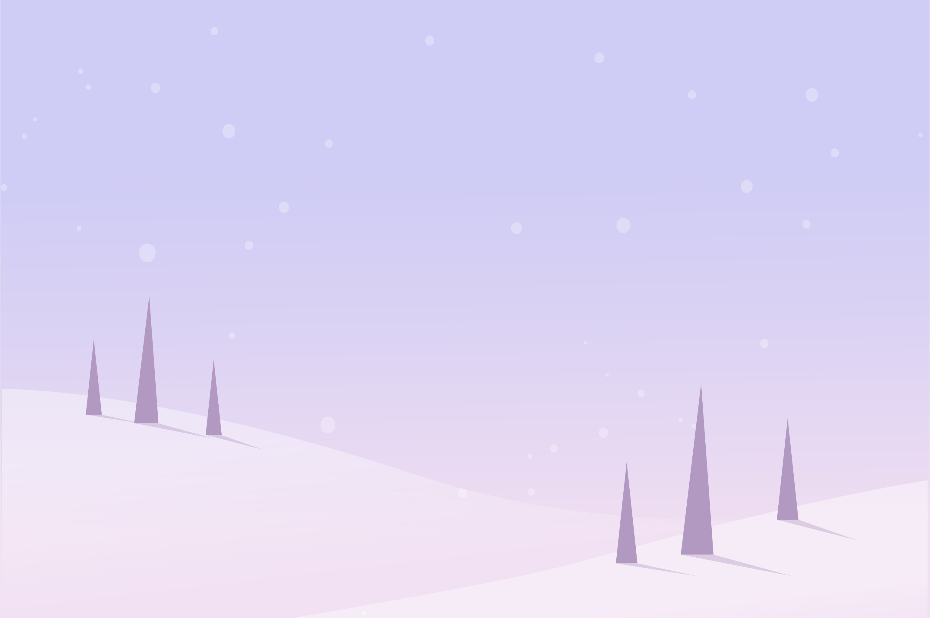 天气下雪风景插画