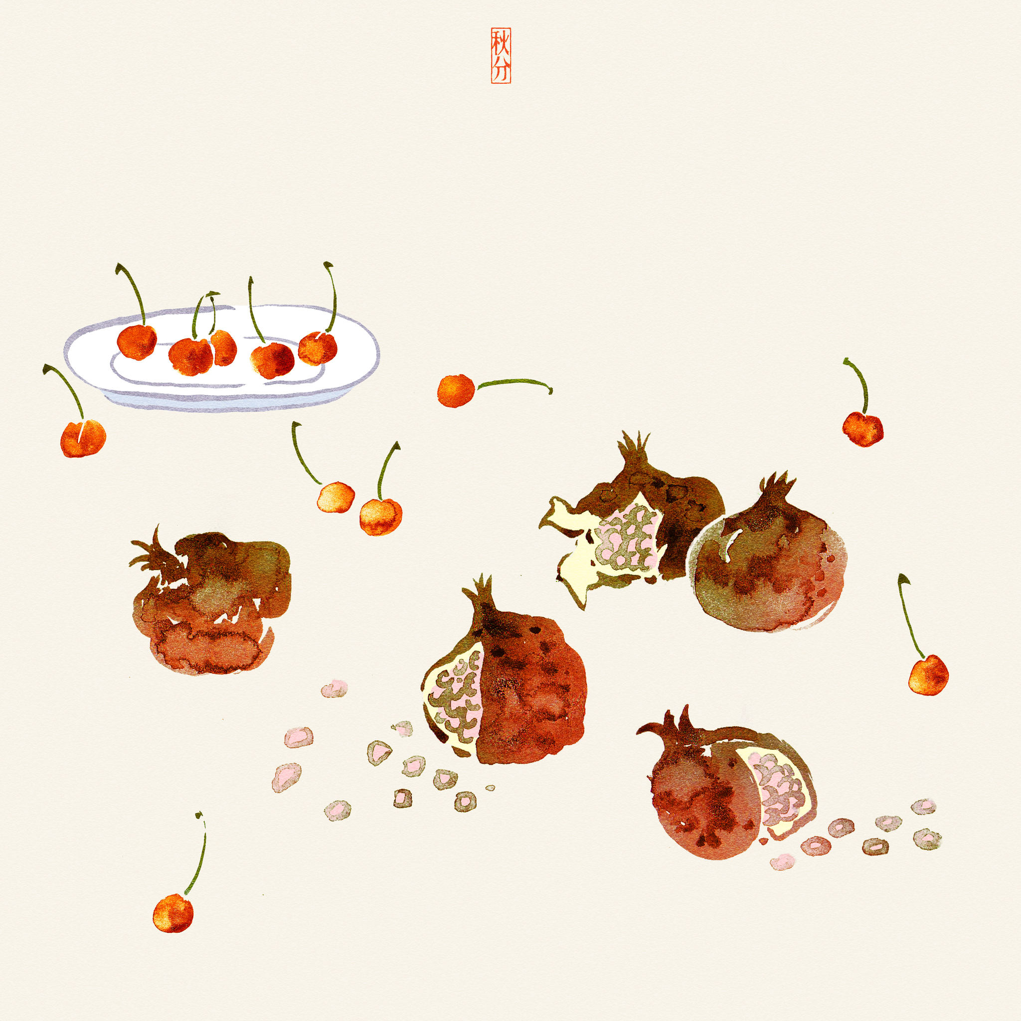 水墨二十四节气——秋分