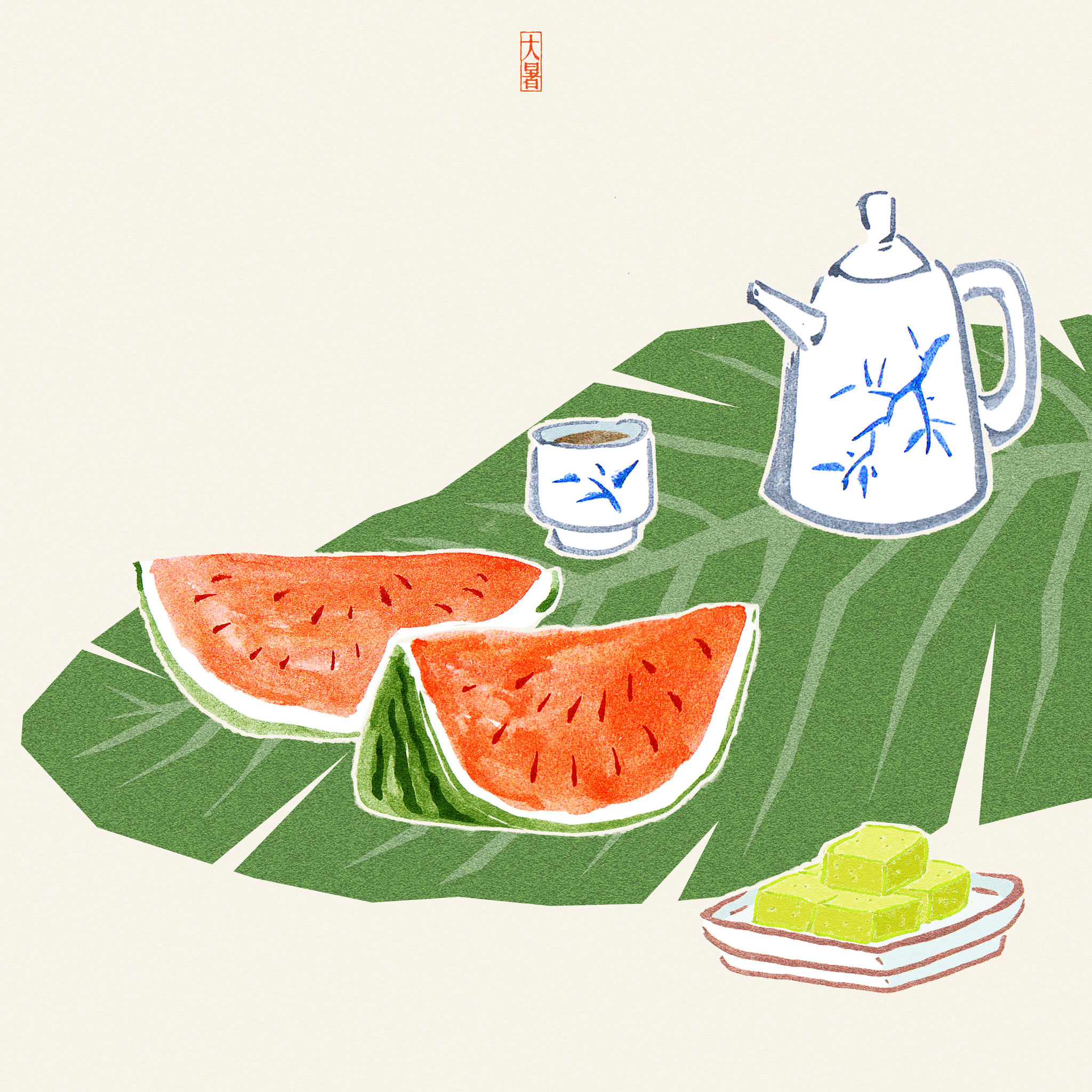 水墨二十四节气——大暑