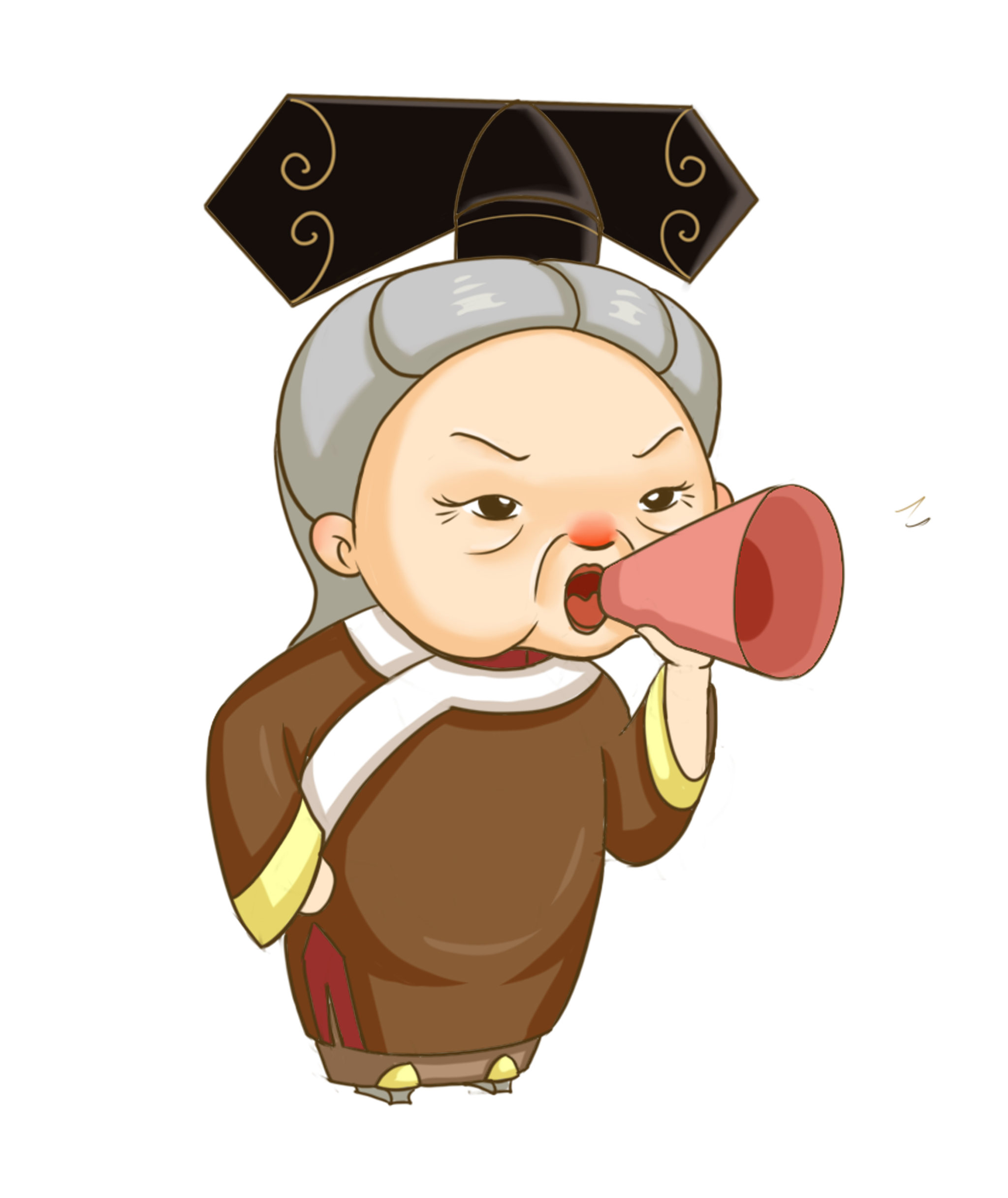 红鼻子嬷嬷 - ch纯荟一小痘 - 原创作品 - 视觉中国(shijueme)