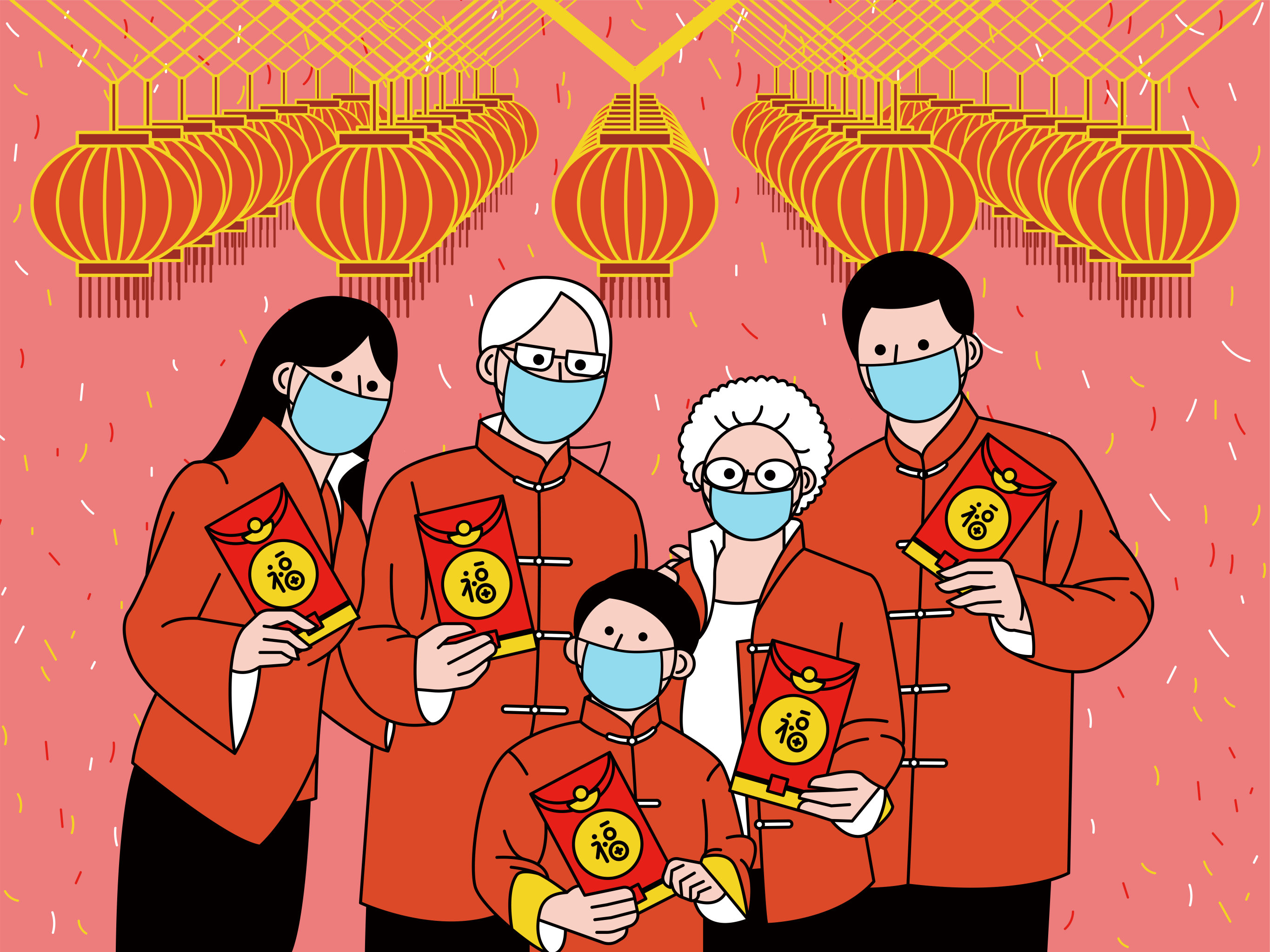 拜大年 插画  - 商业插画 |   上传时间: 2021-01-15 10:33 为ta点赞