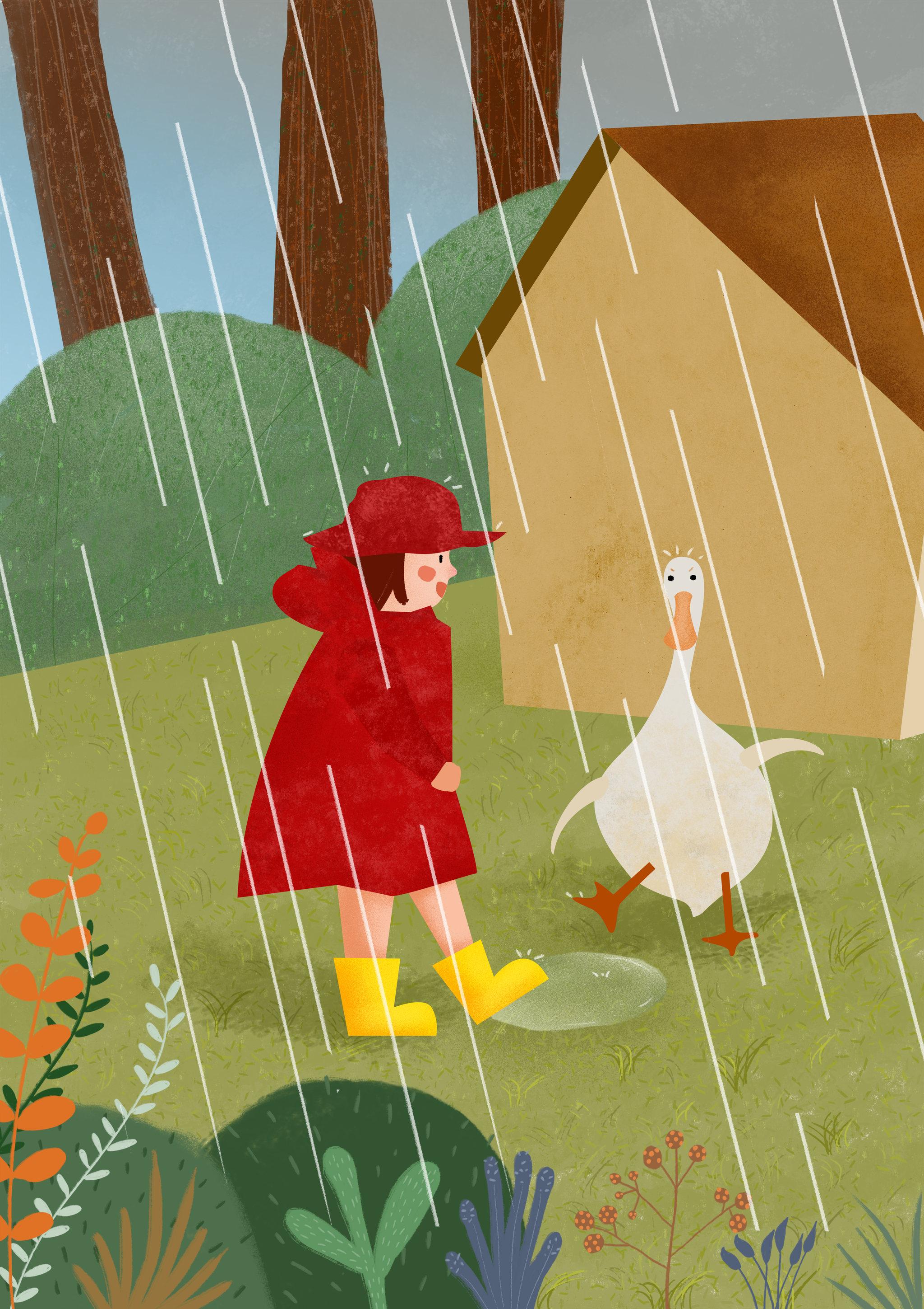 下雨天 插画  - 儿童插画 |   上传时间: 2018-07-19 10:59 为ta点赞