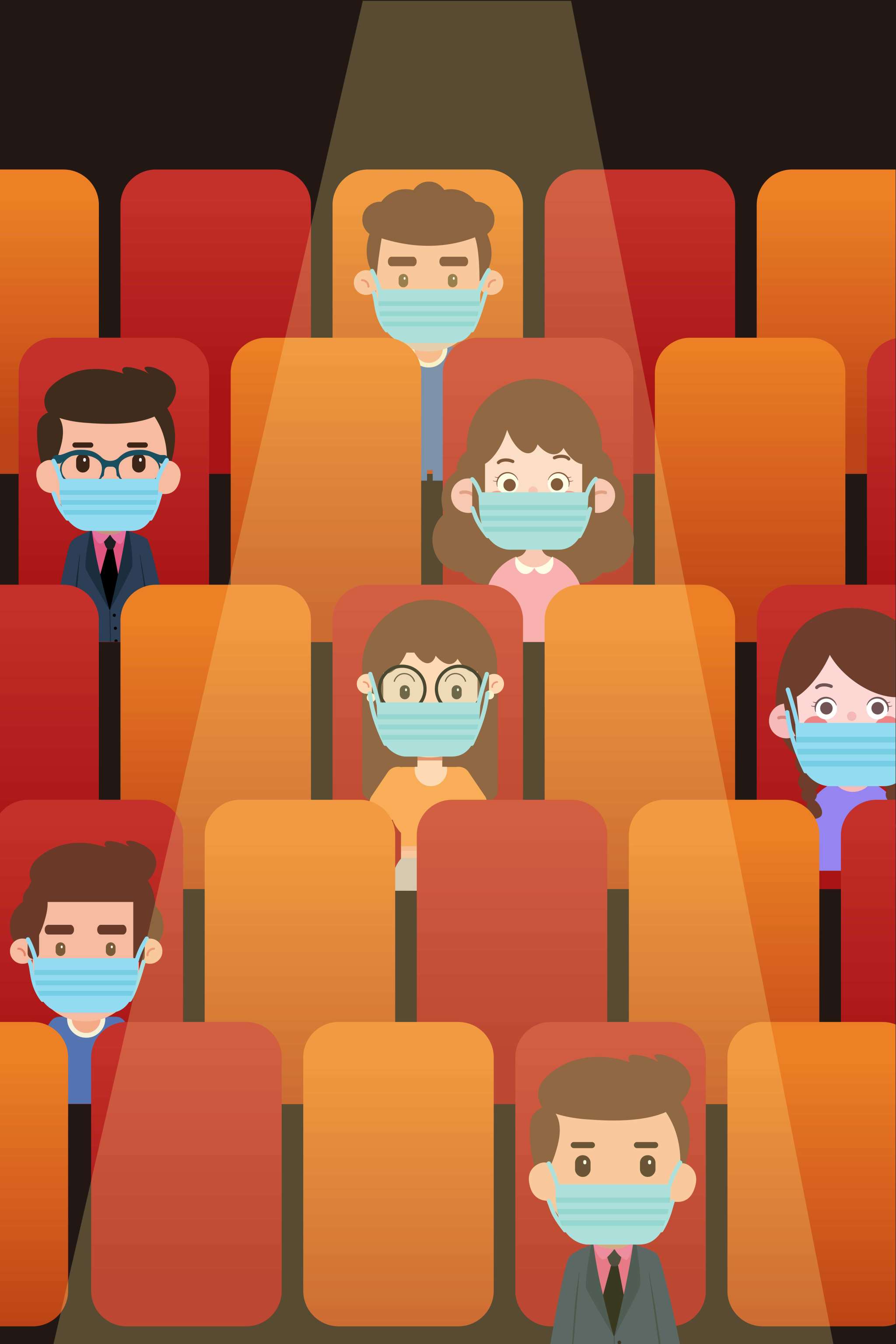 疫情下的电影院