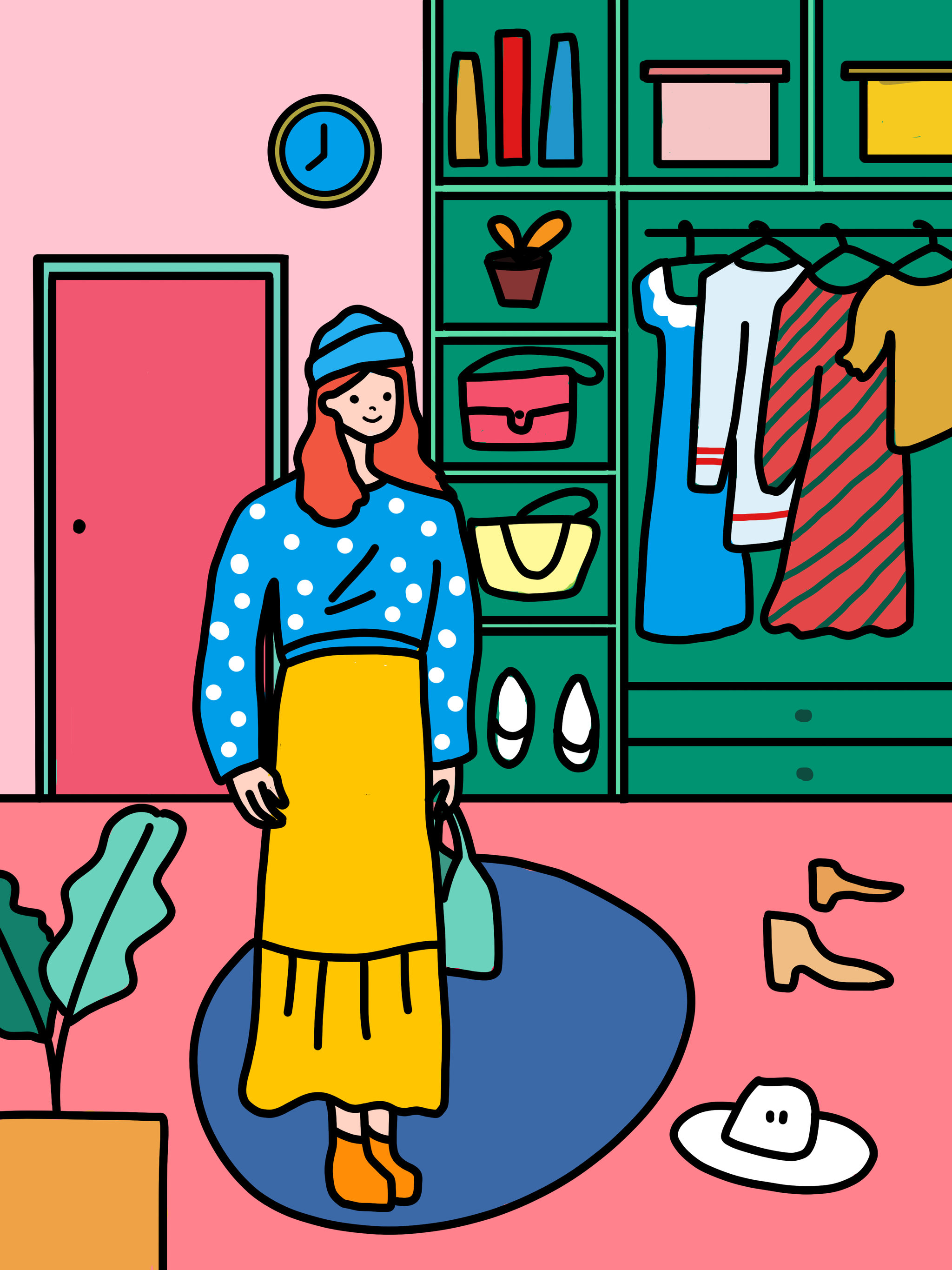 衣帽间 - 茶茶和kiko - 原创作品 - 视觉中国(shijueme)