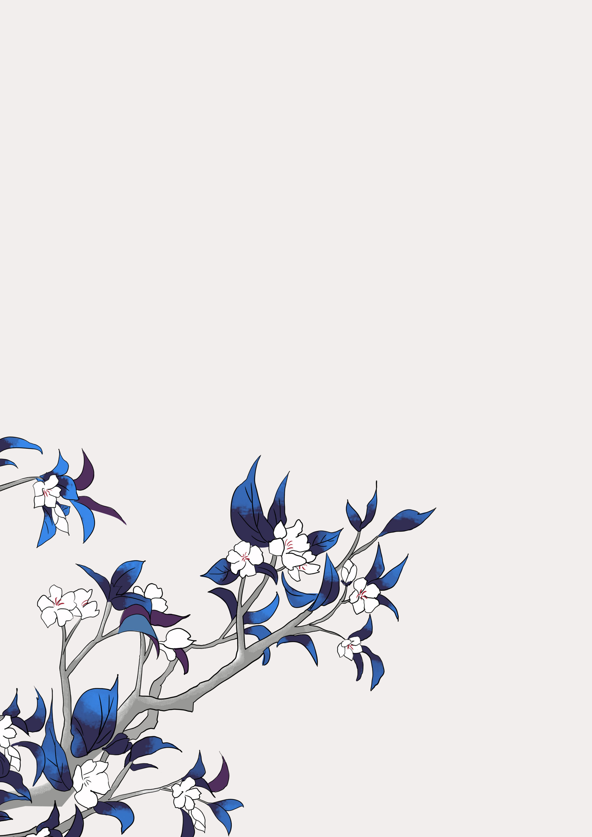 古风装饰植物元素