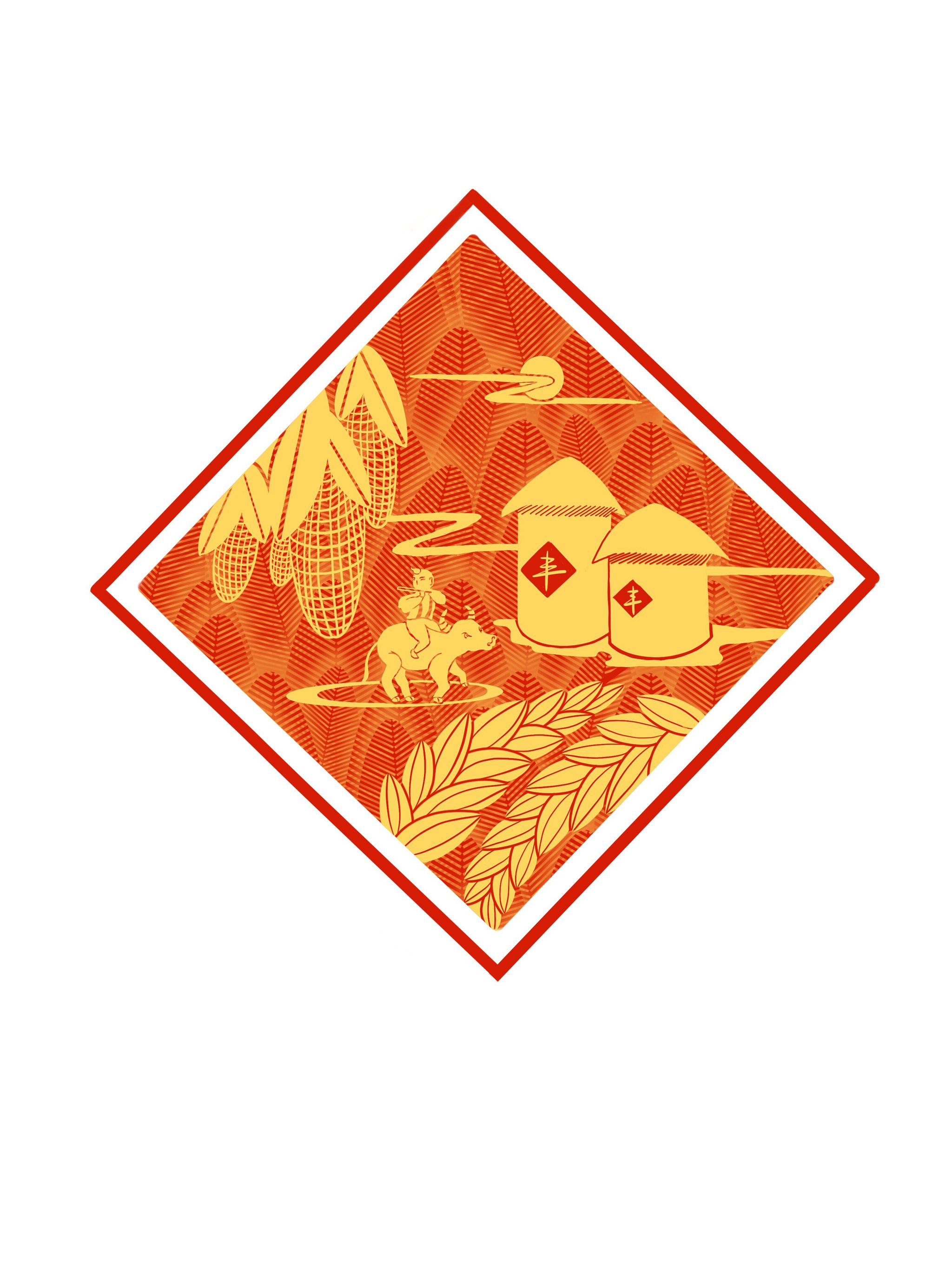 牛年丰收 - 间 - 原创作品 - 视觉中国(shijueme)