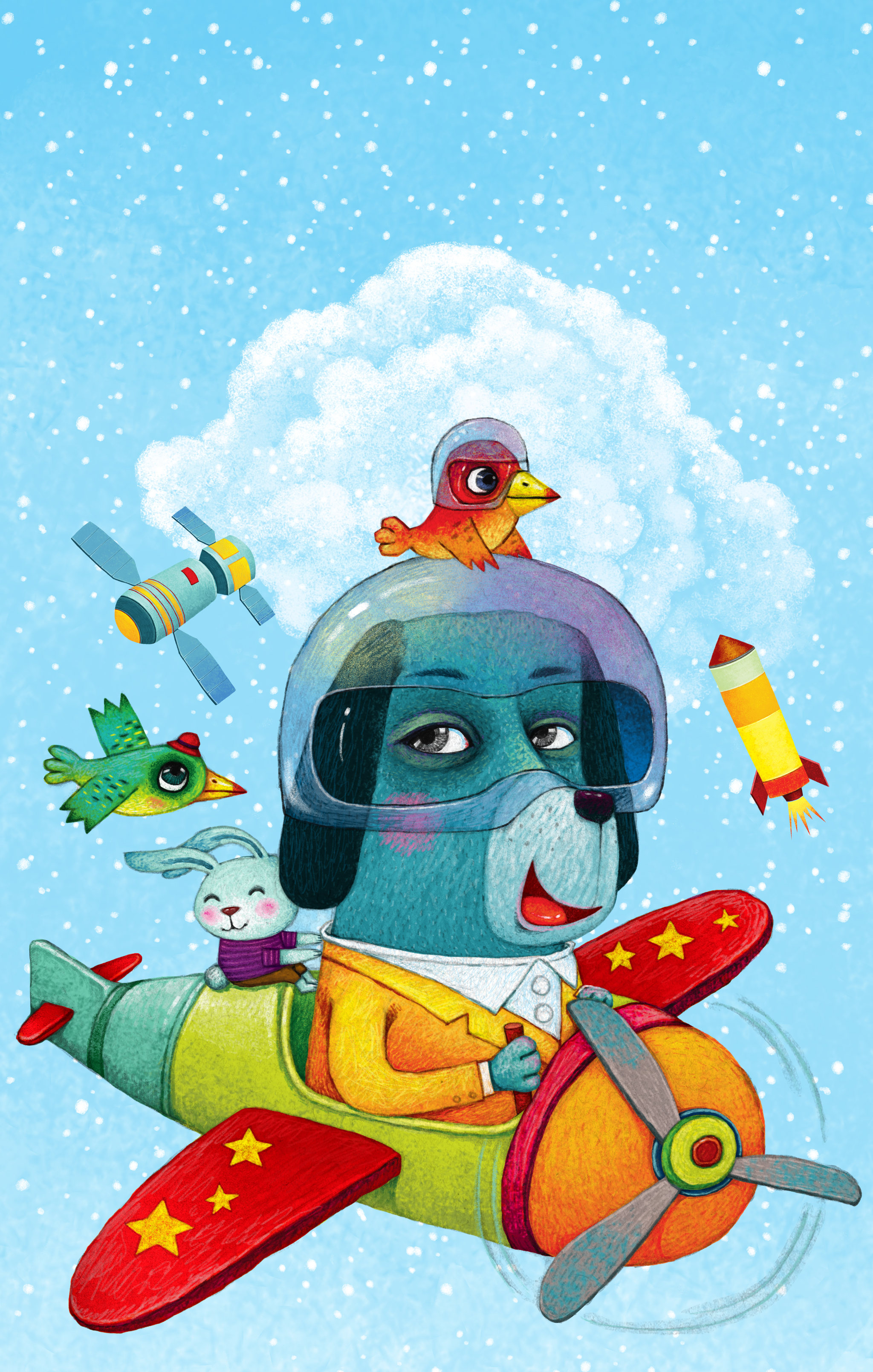 狗狗航空飞机驾驶员