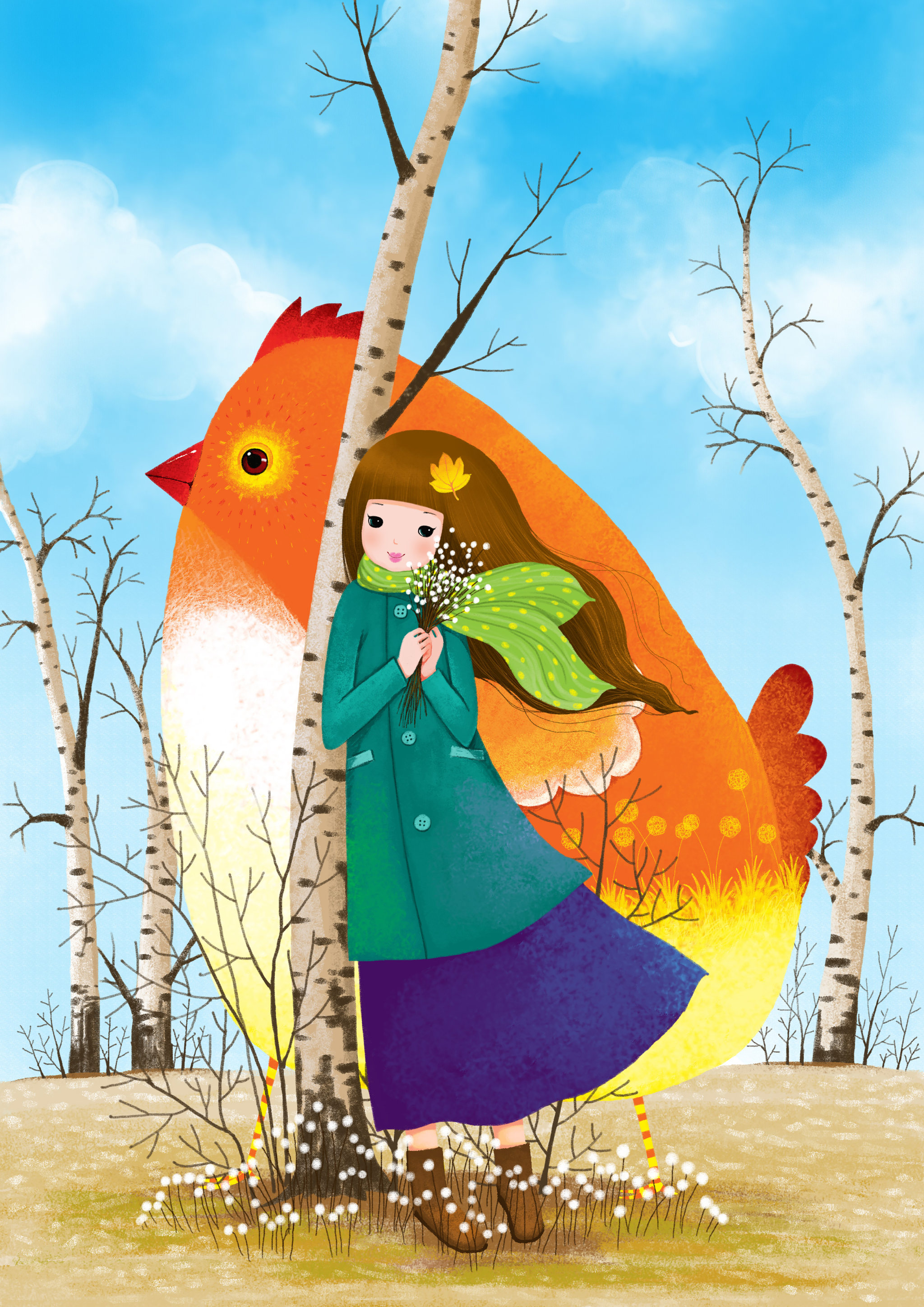 处世唯美插画系列